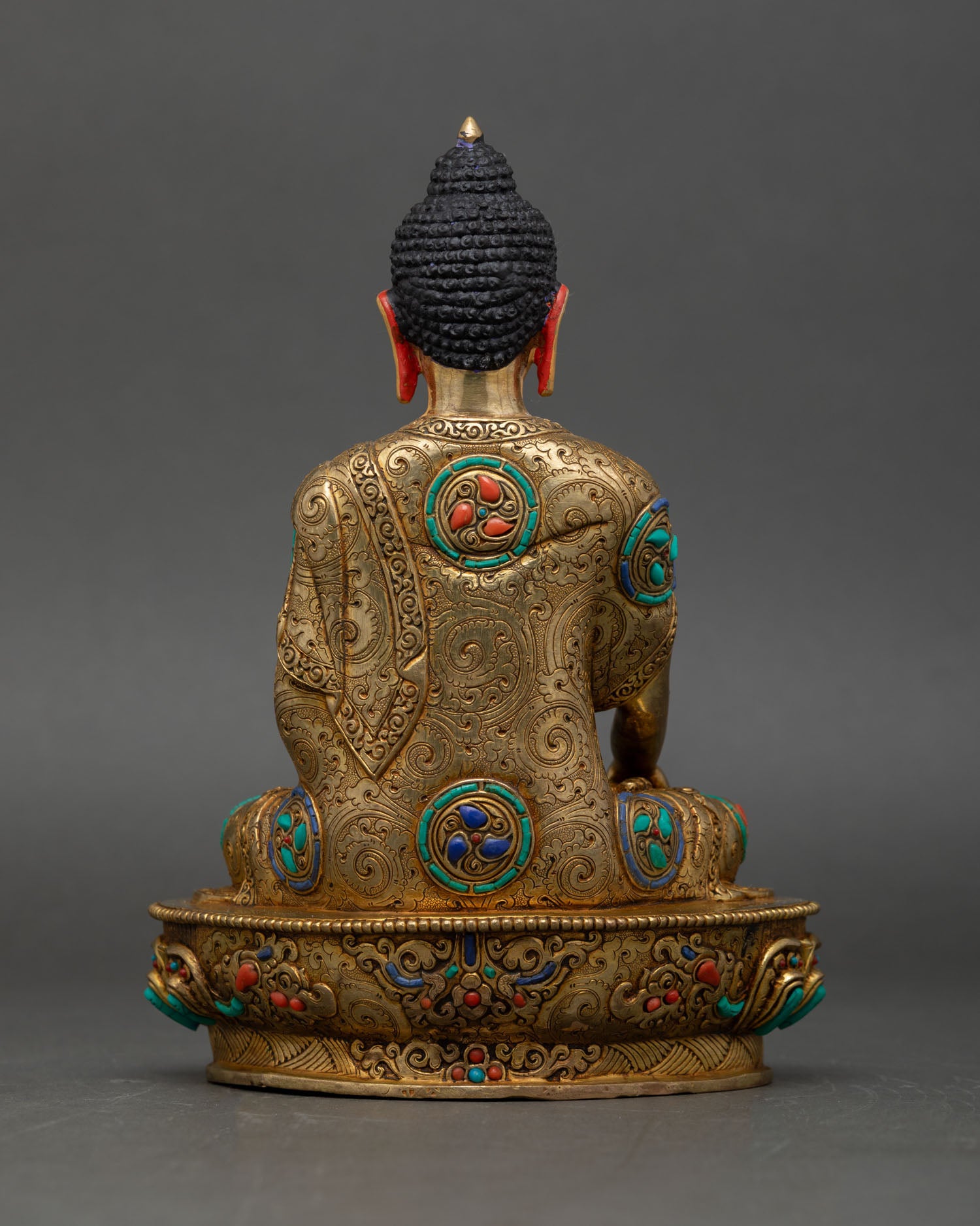 Five Dhyani Buddha Sculpture – Representation of Enlightened Wisdom