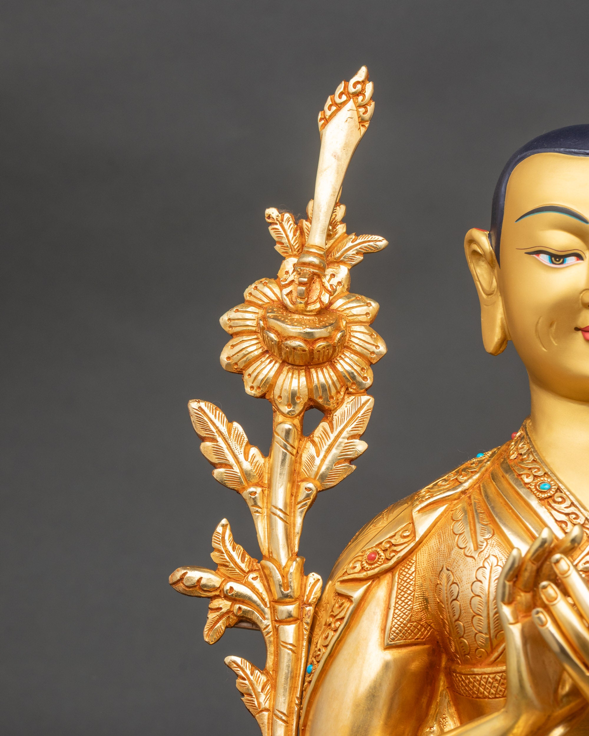 Tsongkhapa Statue Set | Handcrafted Tibetan Buddhist Figurines