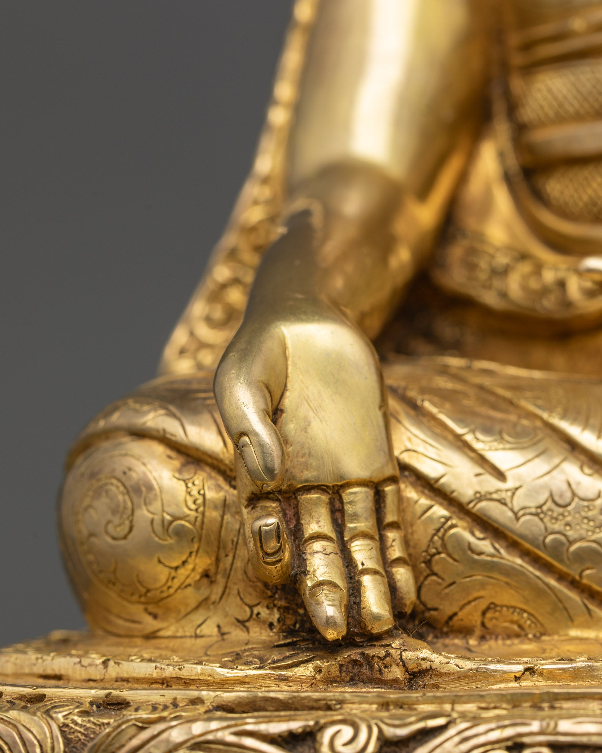 Five Shakya Masters Statue Set | Handcrafted Buddhist Deities from Nepal