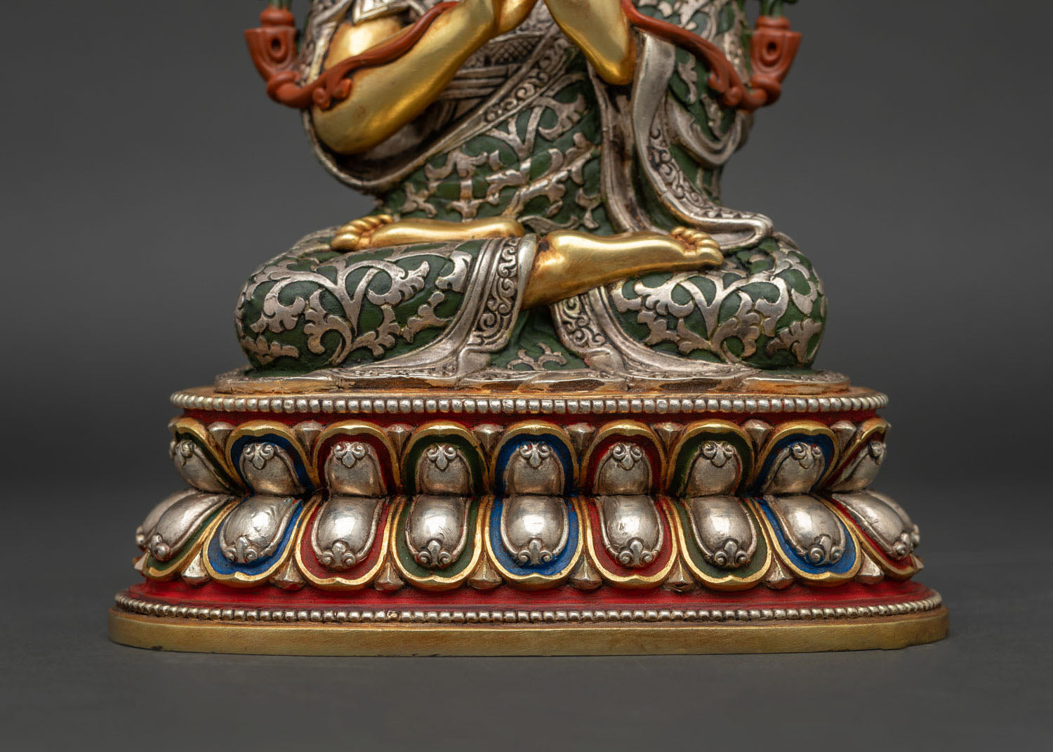 Tsongkhapa Statue Set – Tibetan Gelug Masters Figurine Collection