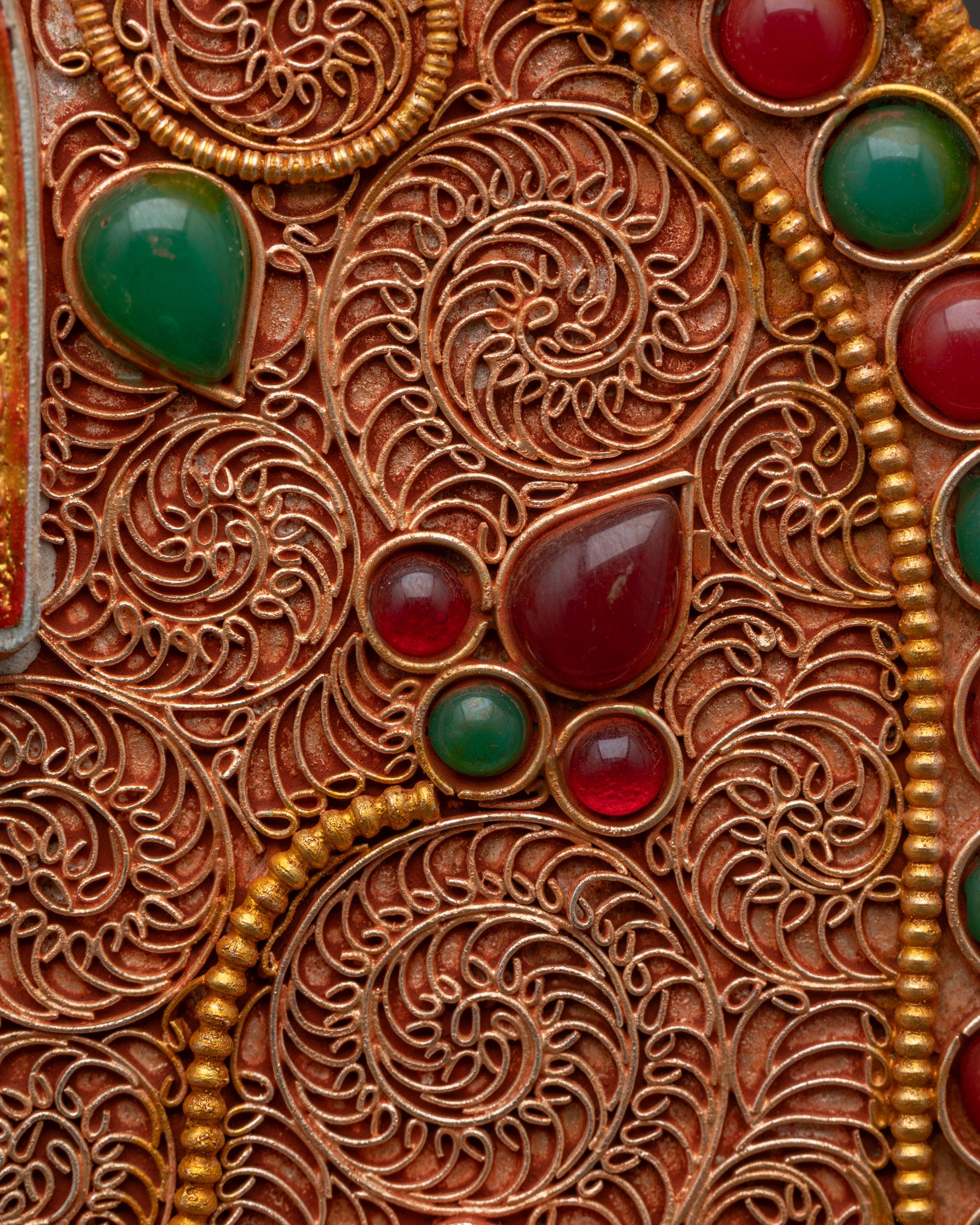 13" Enthroned Bishwo Vajra | Handcrafted Nepalese Ritual Artifact