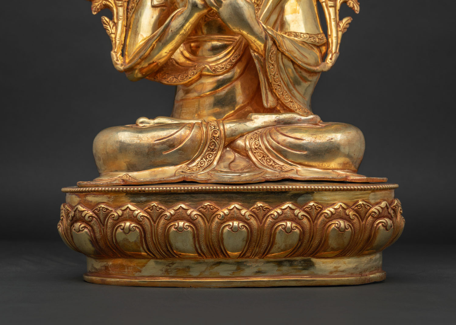 Je Tsongkhapa Set Statue | Founder of the Gelug Buddhist Tradition