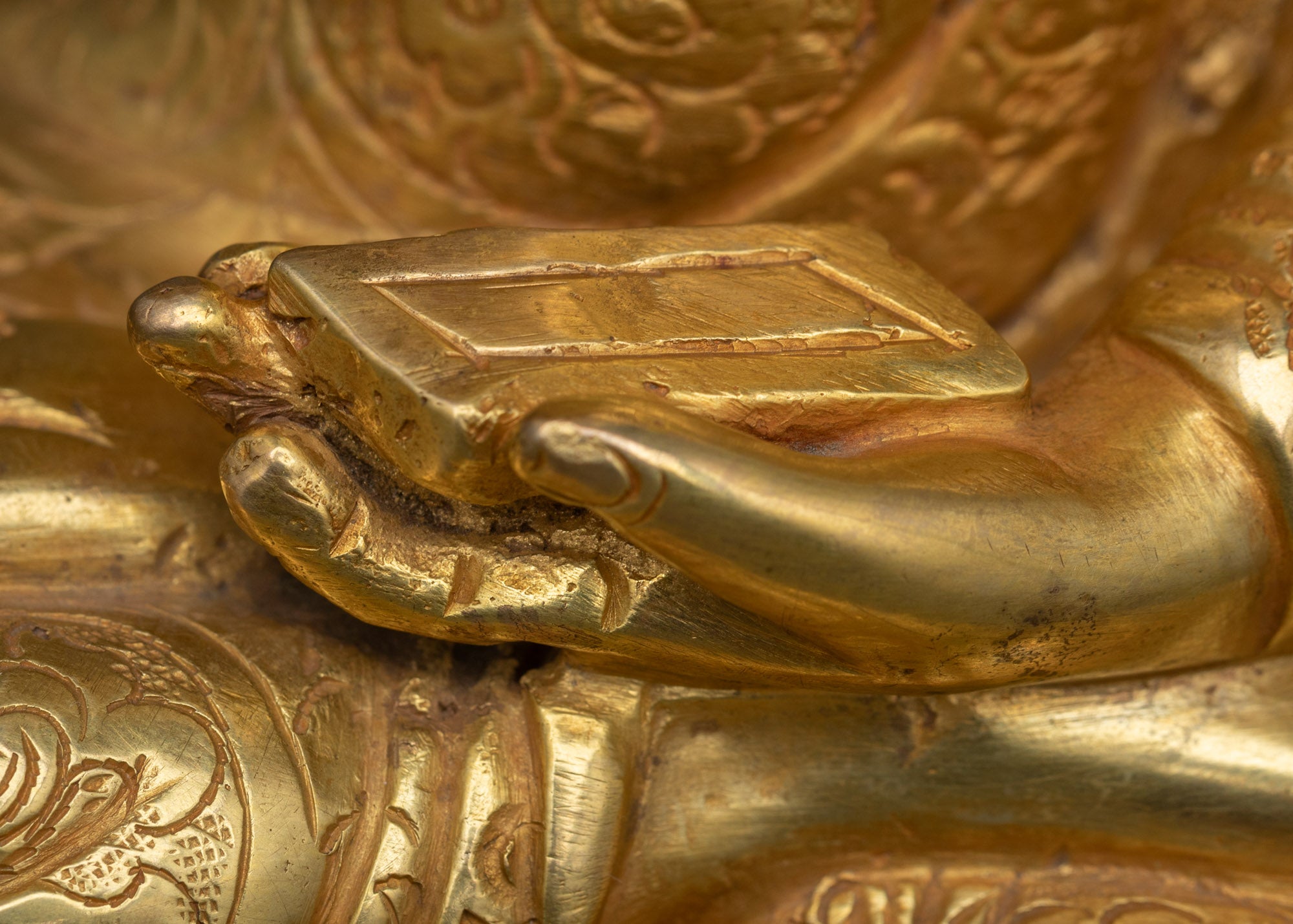 Tsongkhapa Statue Set with Two Disciples | Lost-Wax Craftsmanship
