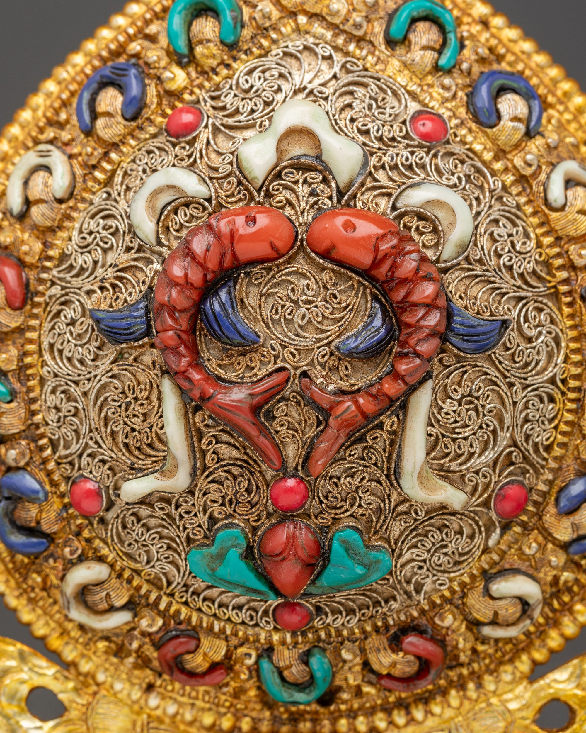 Ashtamangala Set | Sacred Eight Auspicious Symbols for Buddhist Altars