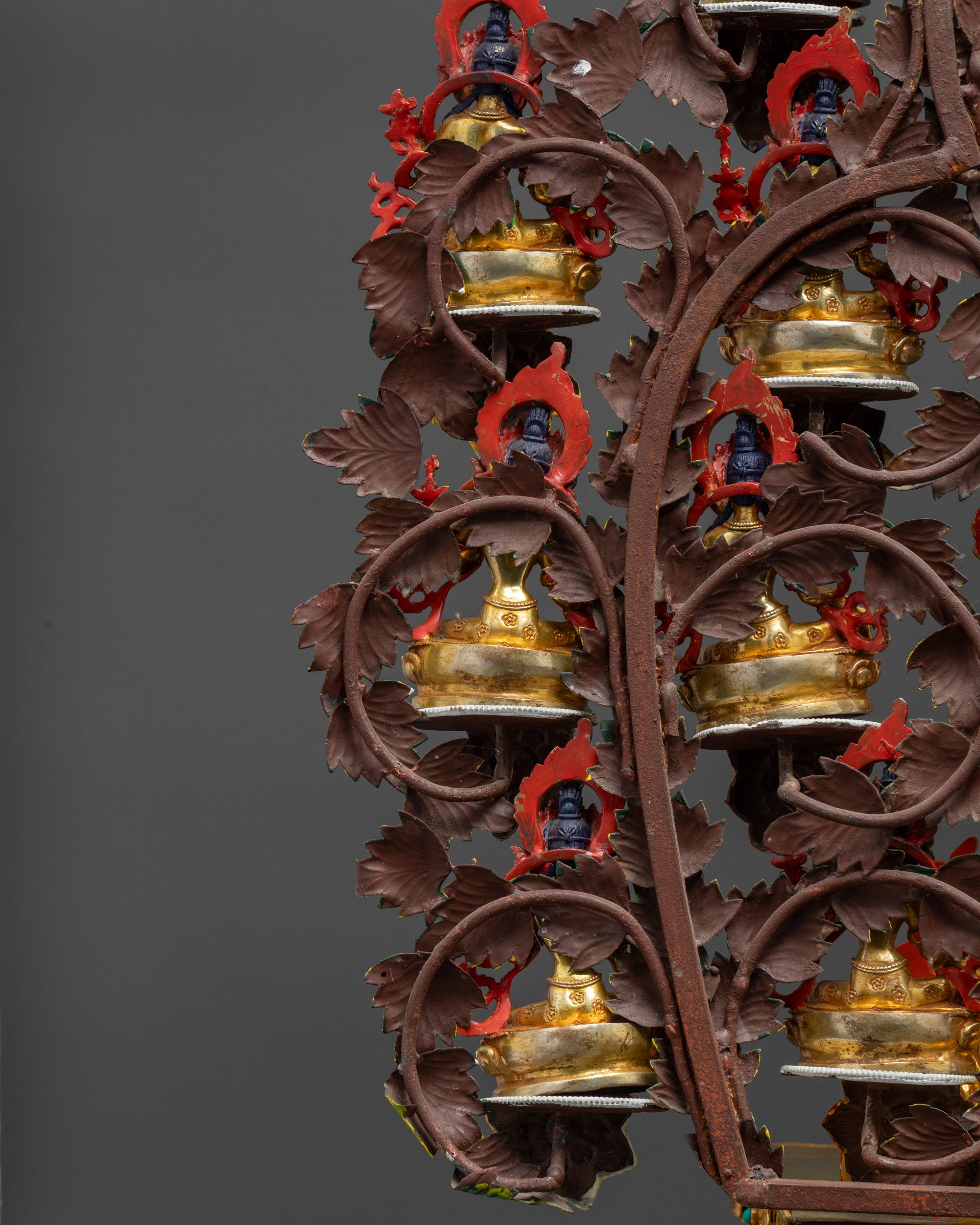 Complete 21 Tara Statue Tree Collection | Sacred Female Deity Ensemble