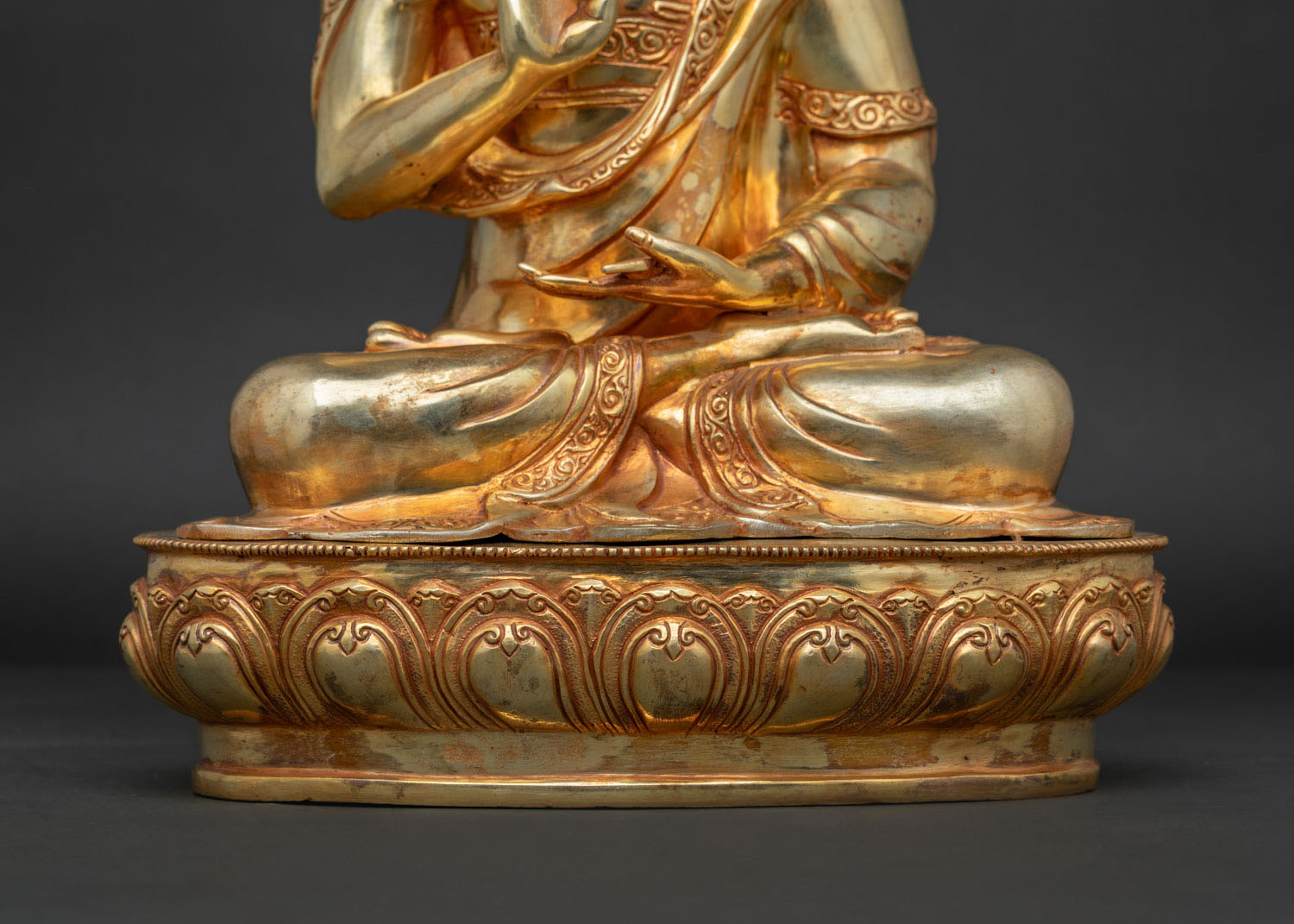 Je Tsongkhapa Set Statue | Founder of the Gelug Buddhist Tradition
