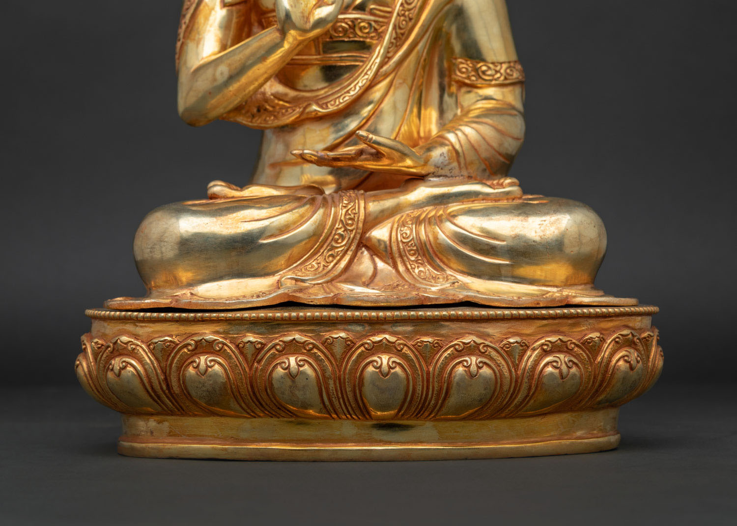 Je Tsongkhapa Set Statue | Founder of the Gelug Buddhist Tradition
