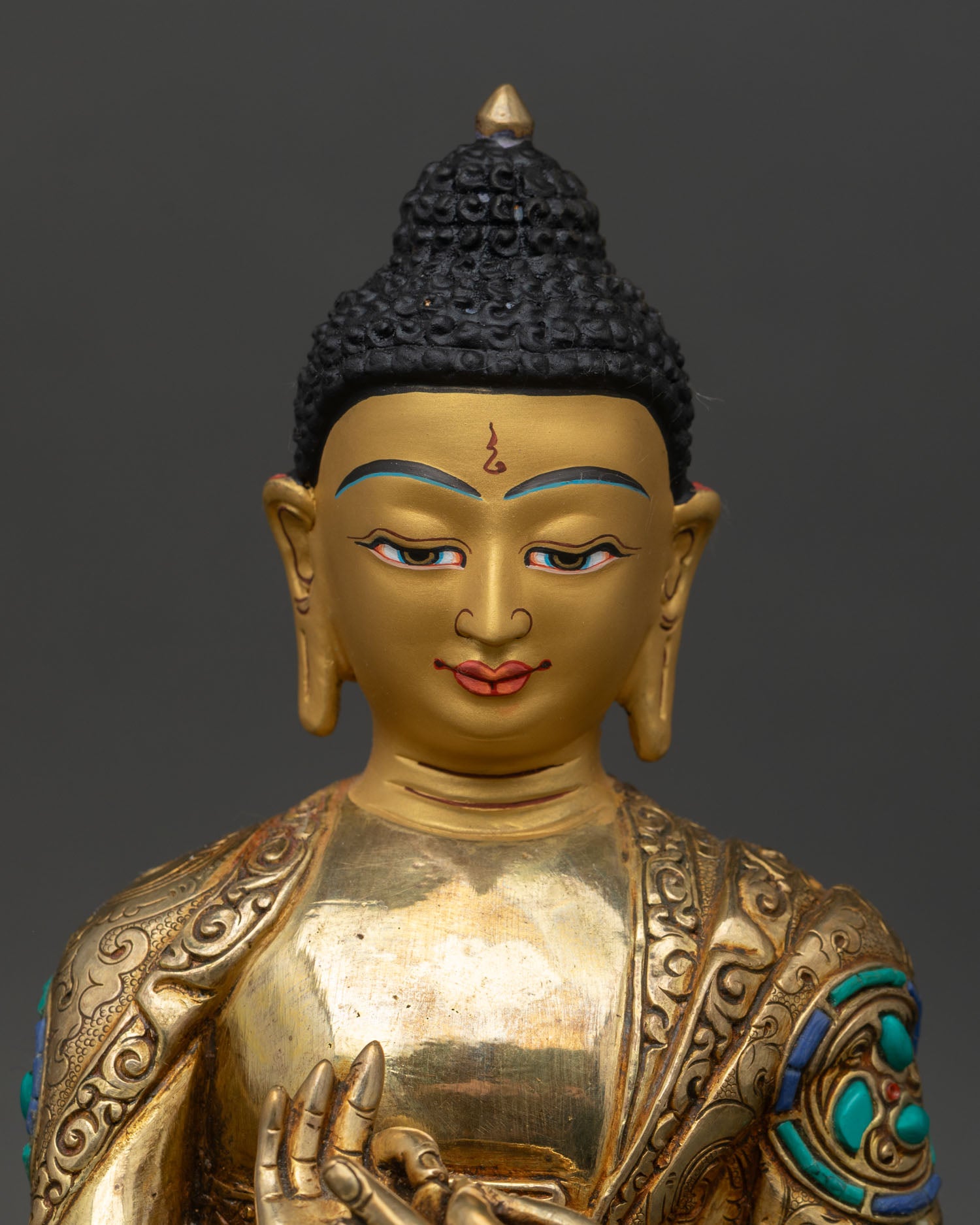 Five Dhyani Buddha Sculpture – Representation of Enlightened Wisdom