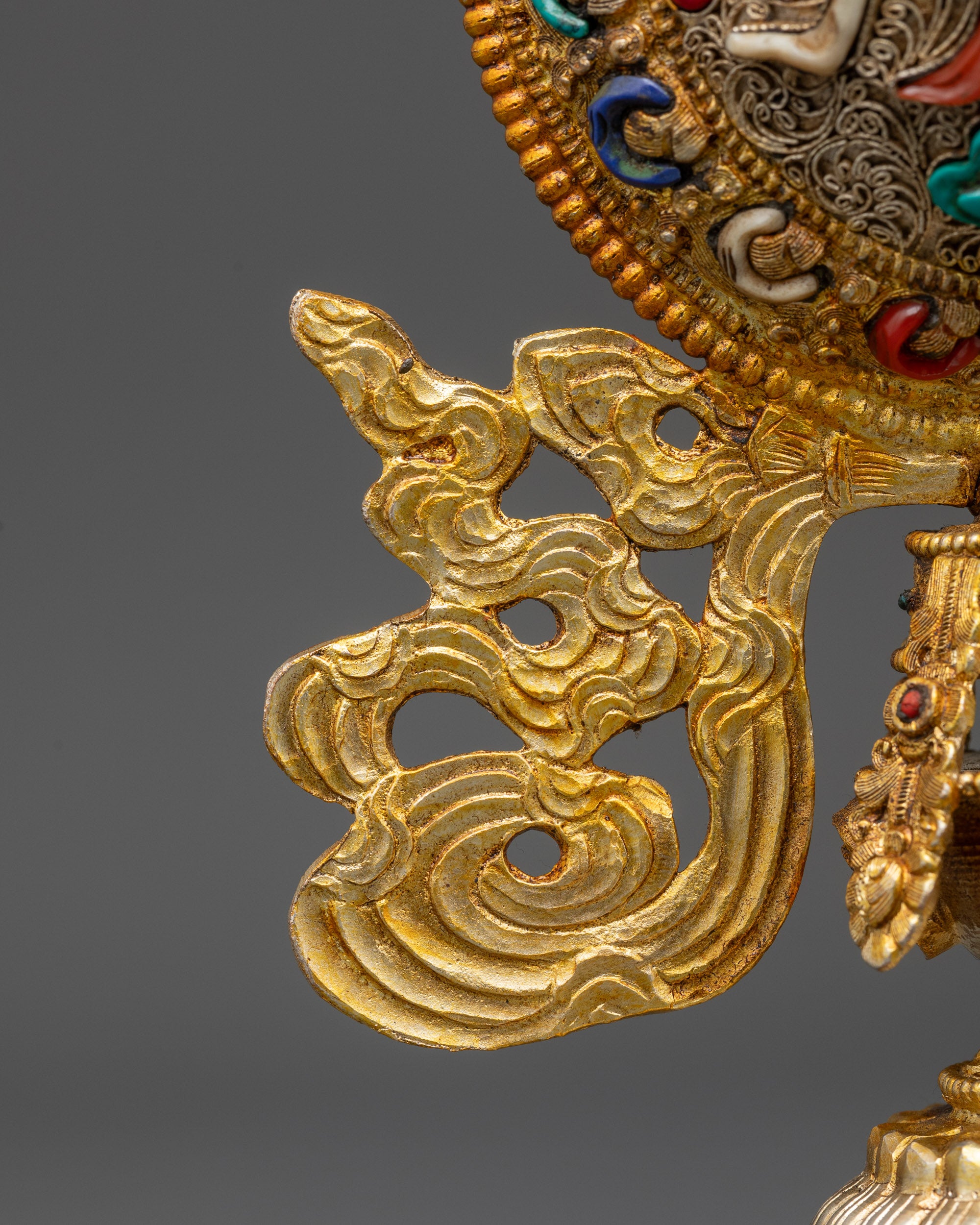 Ashtamangala Set | Sacred Eight Auspicious Symbols for Buddhist Altars