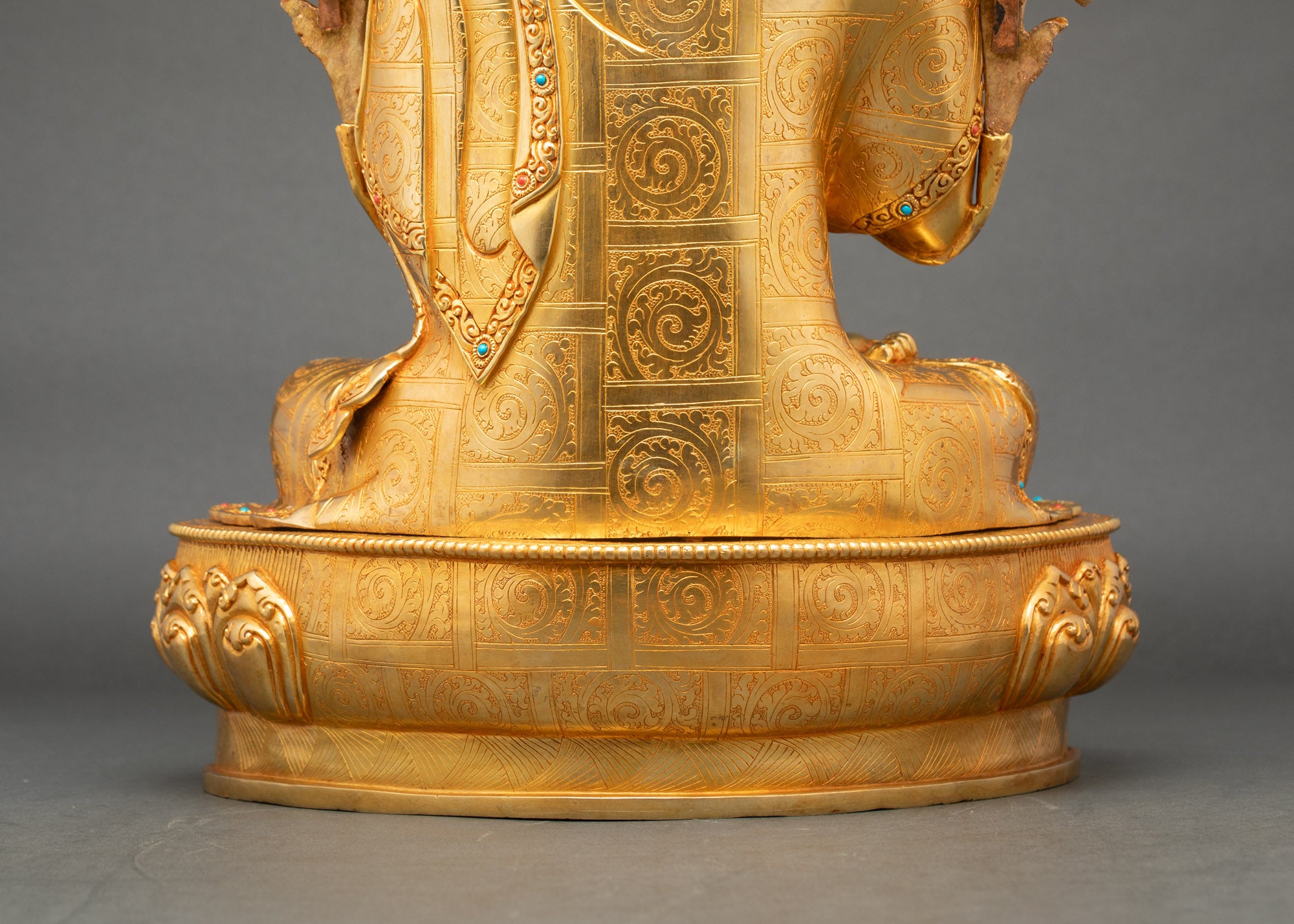 Tsongkhapa Statue Set | Handcrafted Tibetan Buddhist Figurines