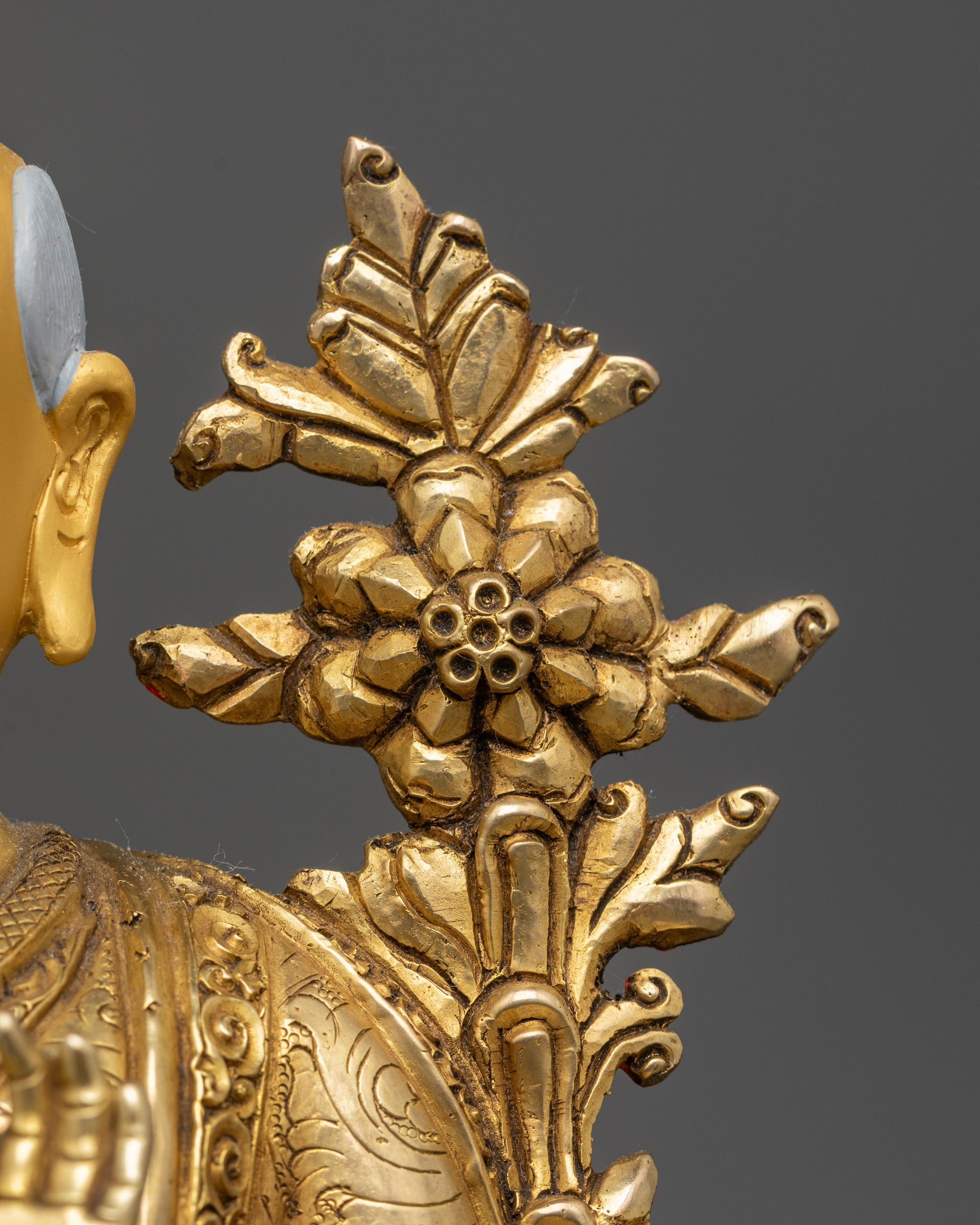Five Shakya Masters Statue Set | Handcrafted Buddhist Deities from Nepal