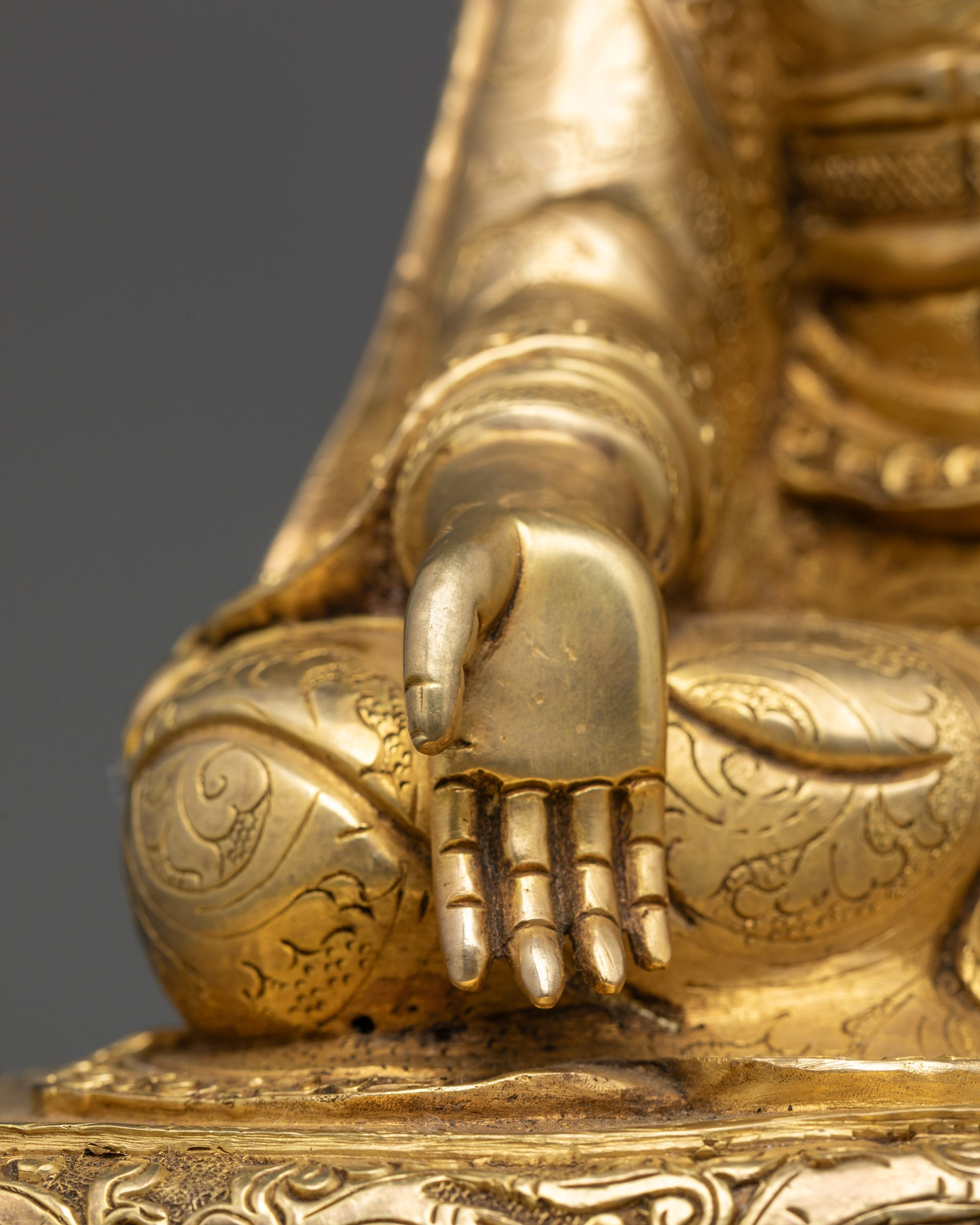 Five Shakya Masters Statue Set | Handcrafted Buddhist Deities from Nepal