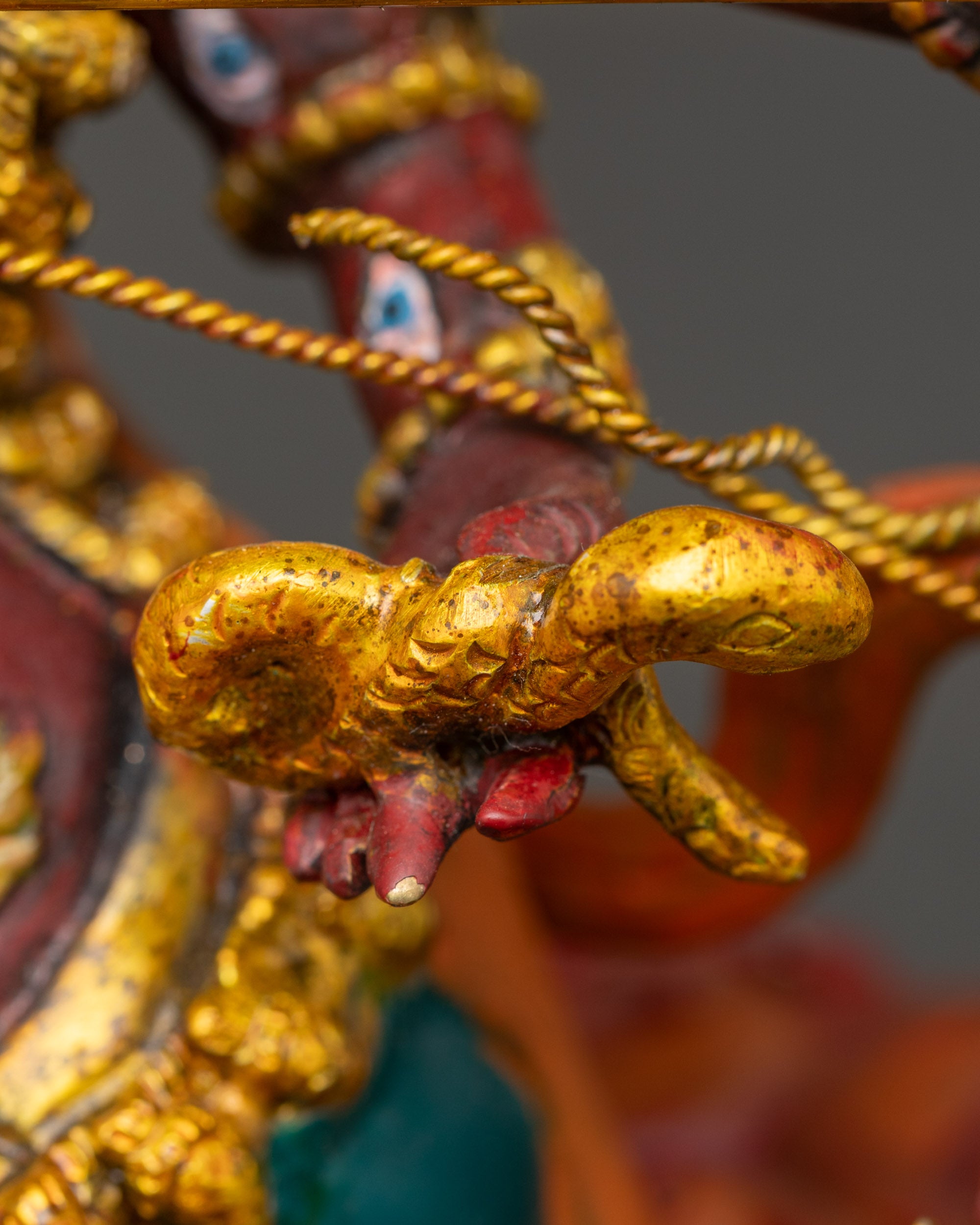 Powerful Vajrayana Buddhist Statue Set for Protection