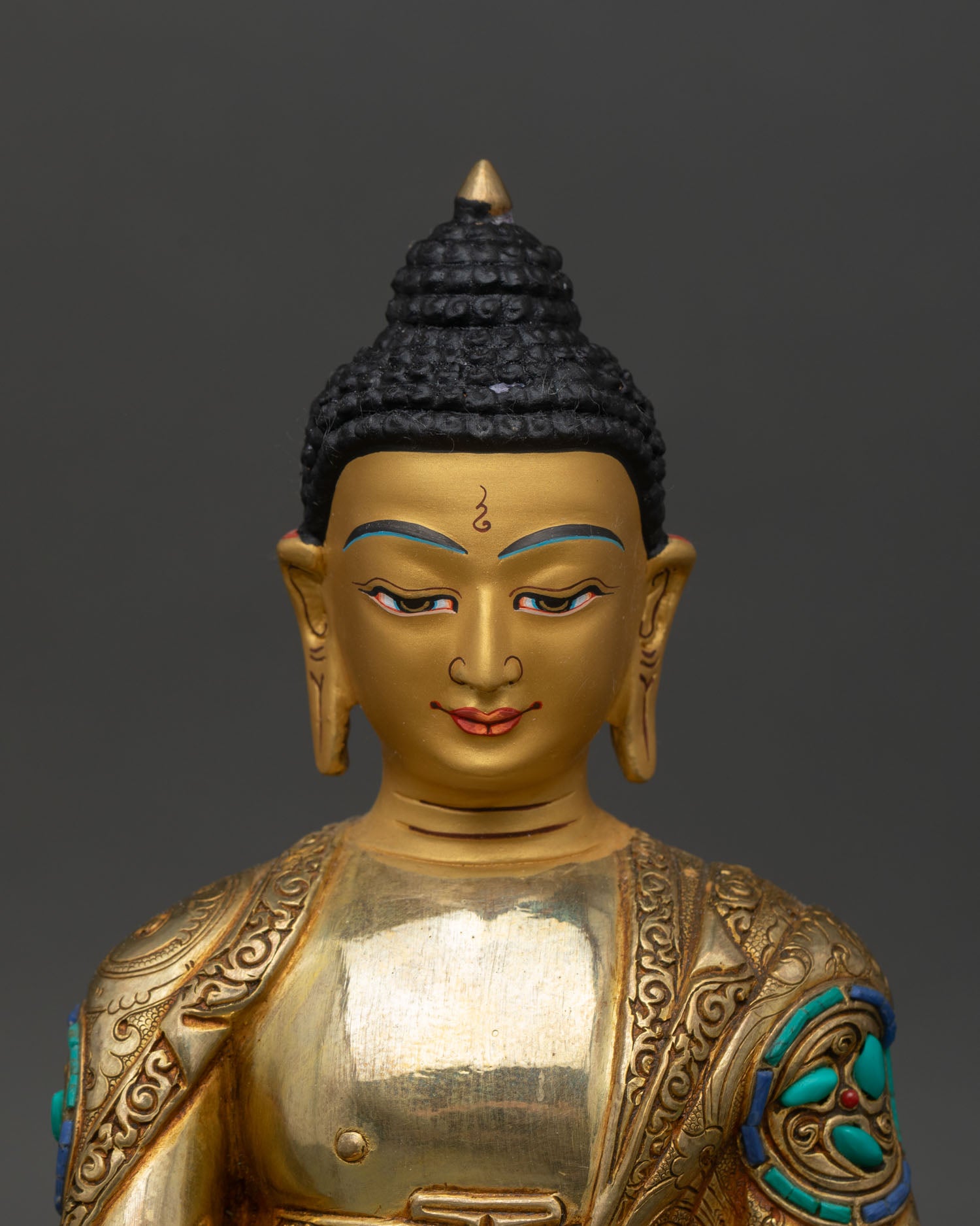 Five Dhyani Buddha Sculpture – Representation of Enlightened Wisdom
