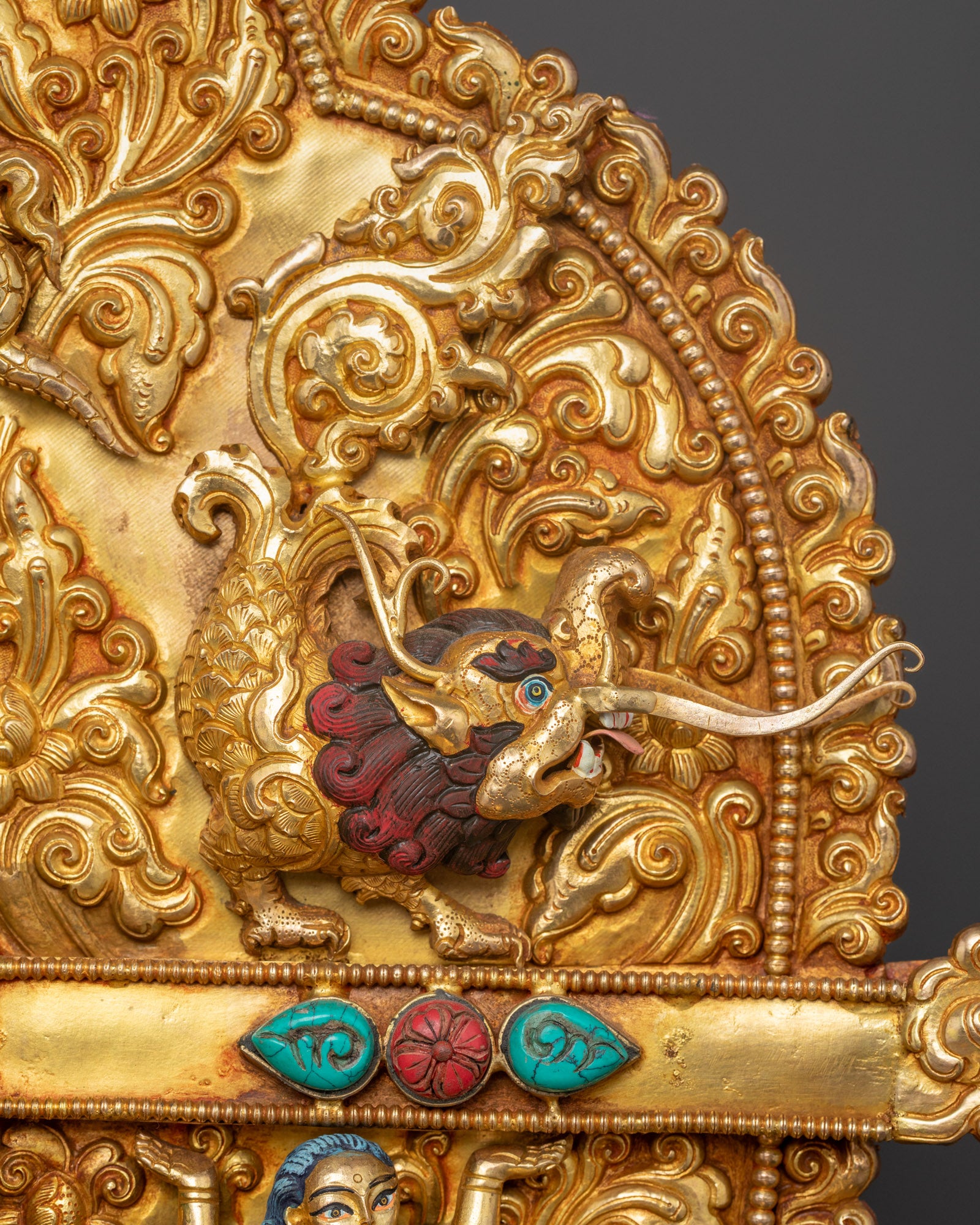 Shakyamuni Buddha Enthroned: Symbol of Enlightenment and Compassion
