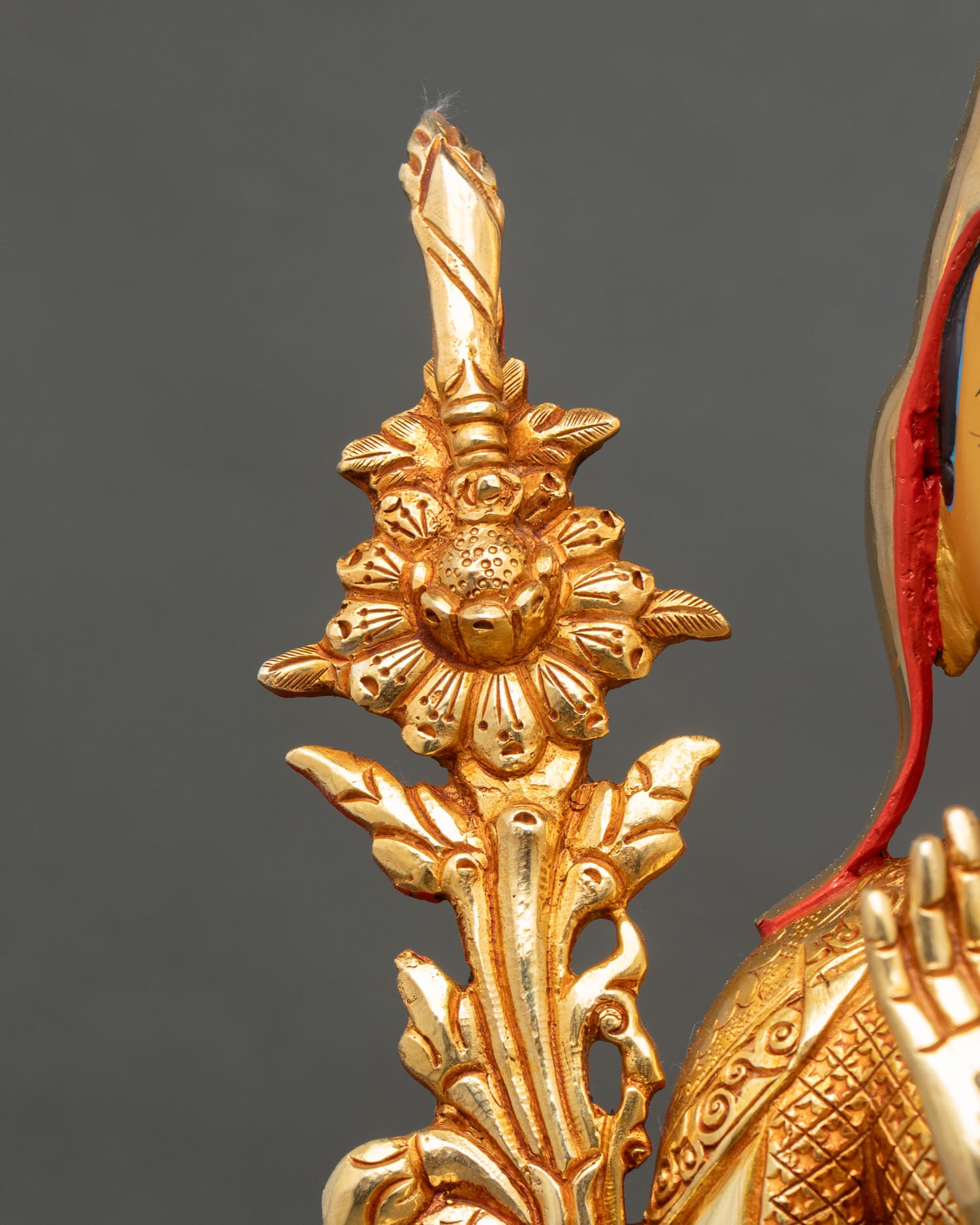 Je Tsongkhapa with Two Disciples Sculpture | Handmade in Nepal