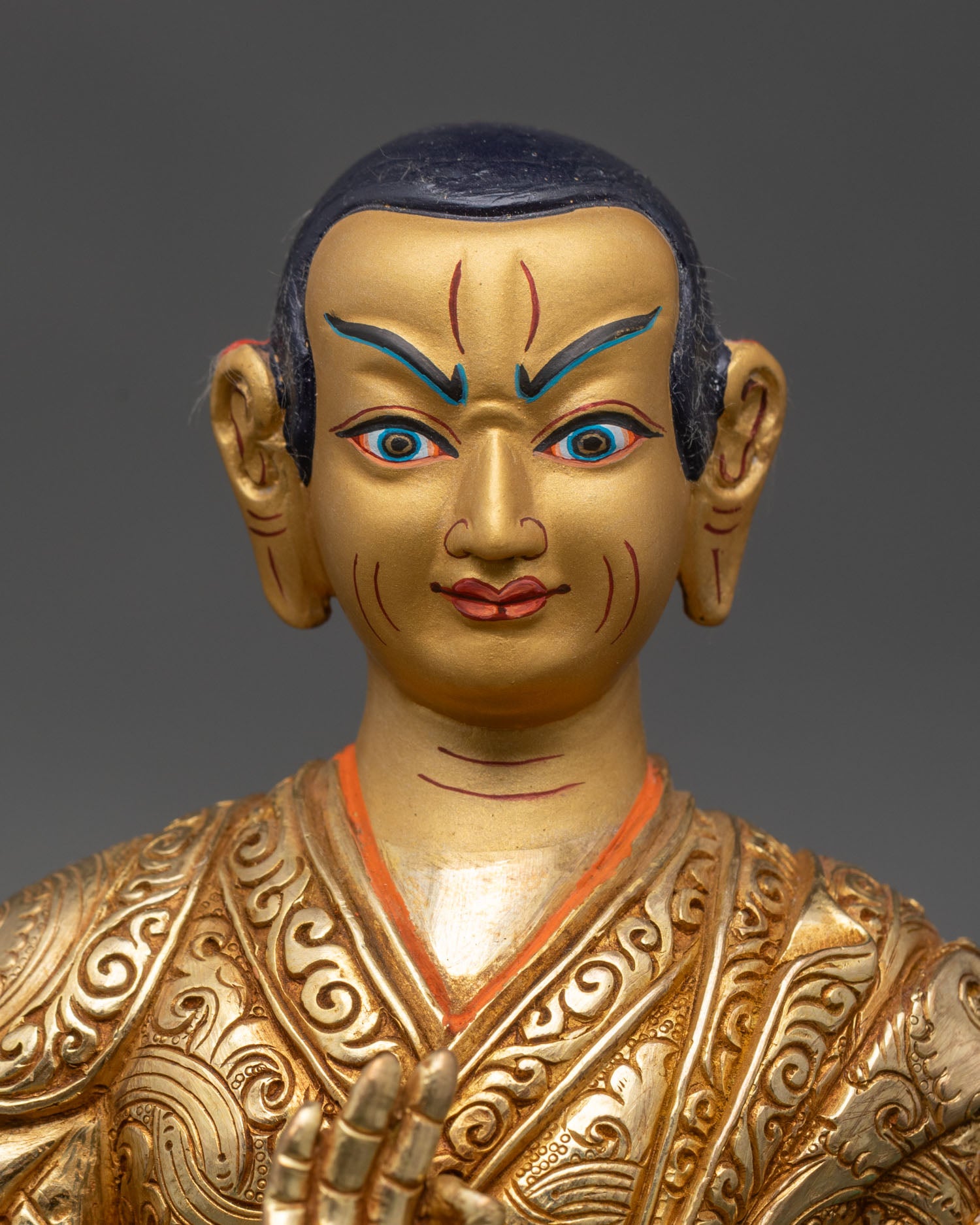 Tsongkhapa and Two Disciples Set – Luminous Wisdom Handmade Statue