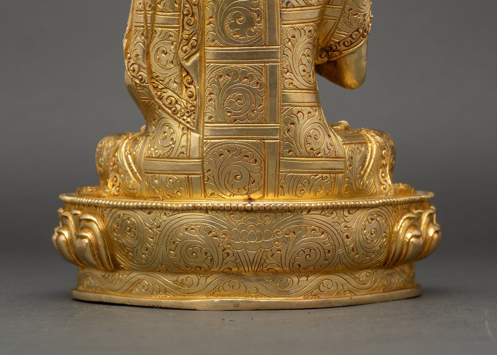 Lama Tsongkhapa Statue Set | Handmade Himalayan Sculptures