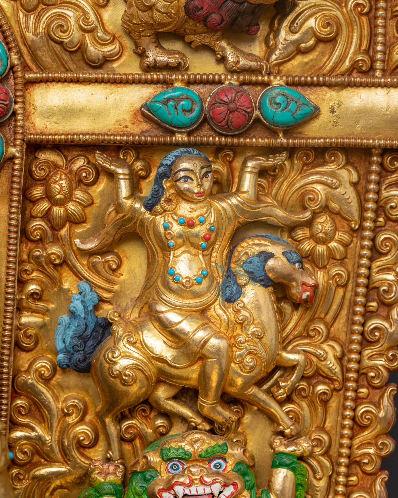 Shakyamuni Buddha Enthroned: Symbol of Enlightenment and Compassion