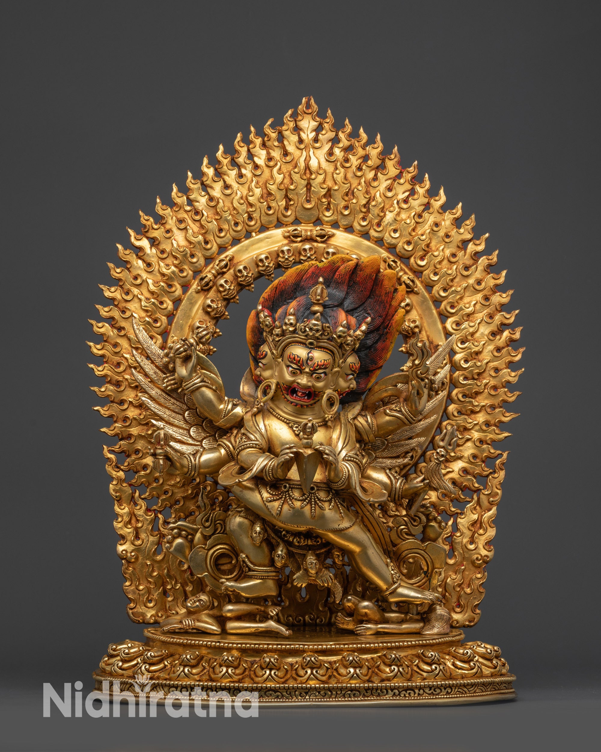 Handcrafted Vajrakilaya Statue | Buddhist Idol for Home & Altar