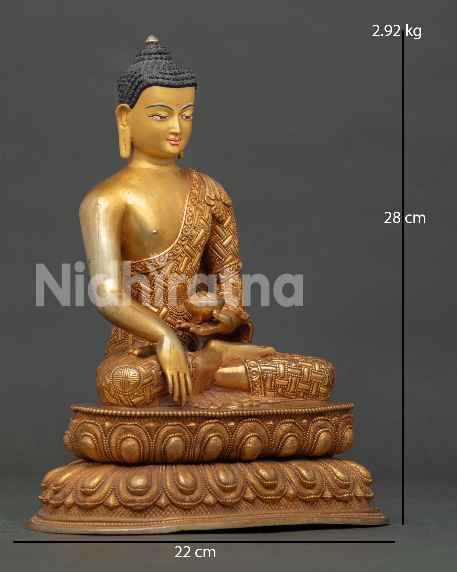 Shakyamuni Buddha Statue | Handcrafted Himalayan Buddhist Art