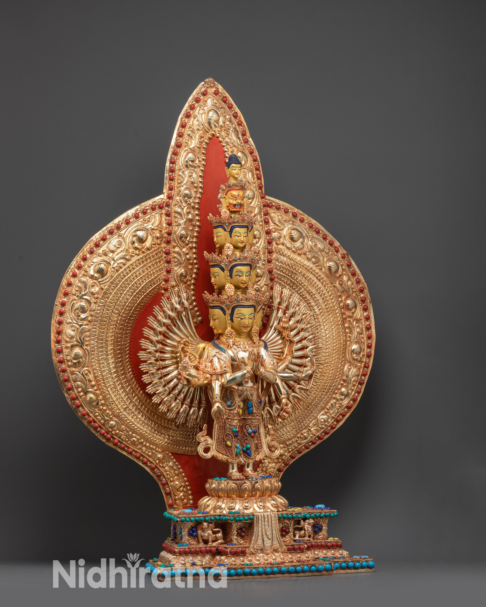 Thousand-Armed Avalokiteshvara Statue | Deity of Infinite Compassion
