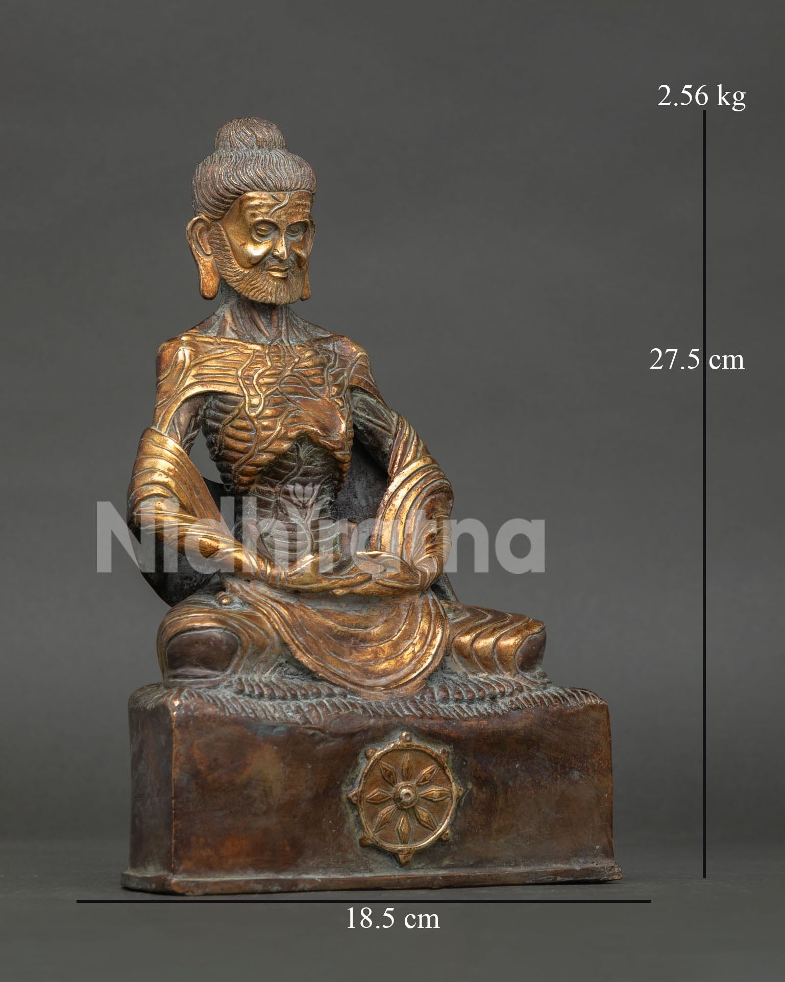 Fasting Buddha Statue