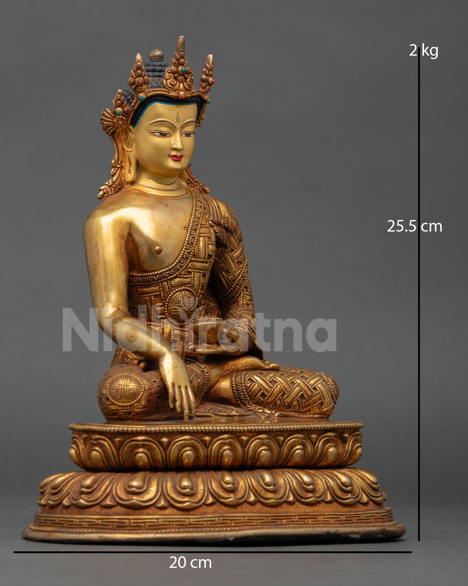 Crown Shakyamuni Buddha Statue