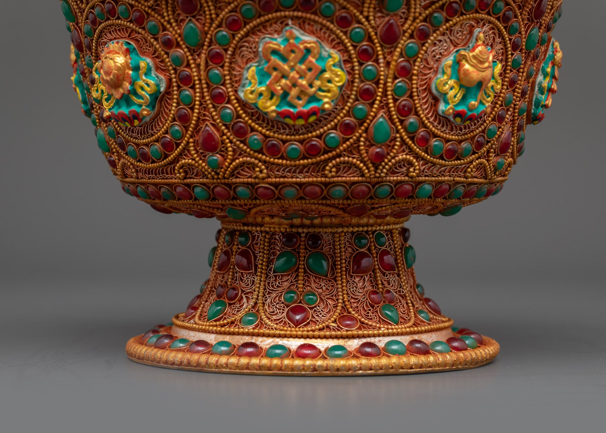 Set of Seven Tibetan Water Offering Bowl | Enhance Your Meditation