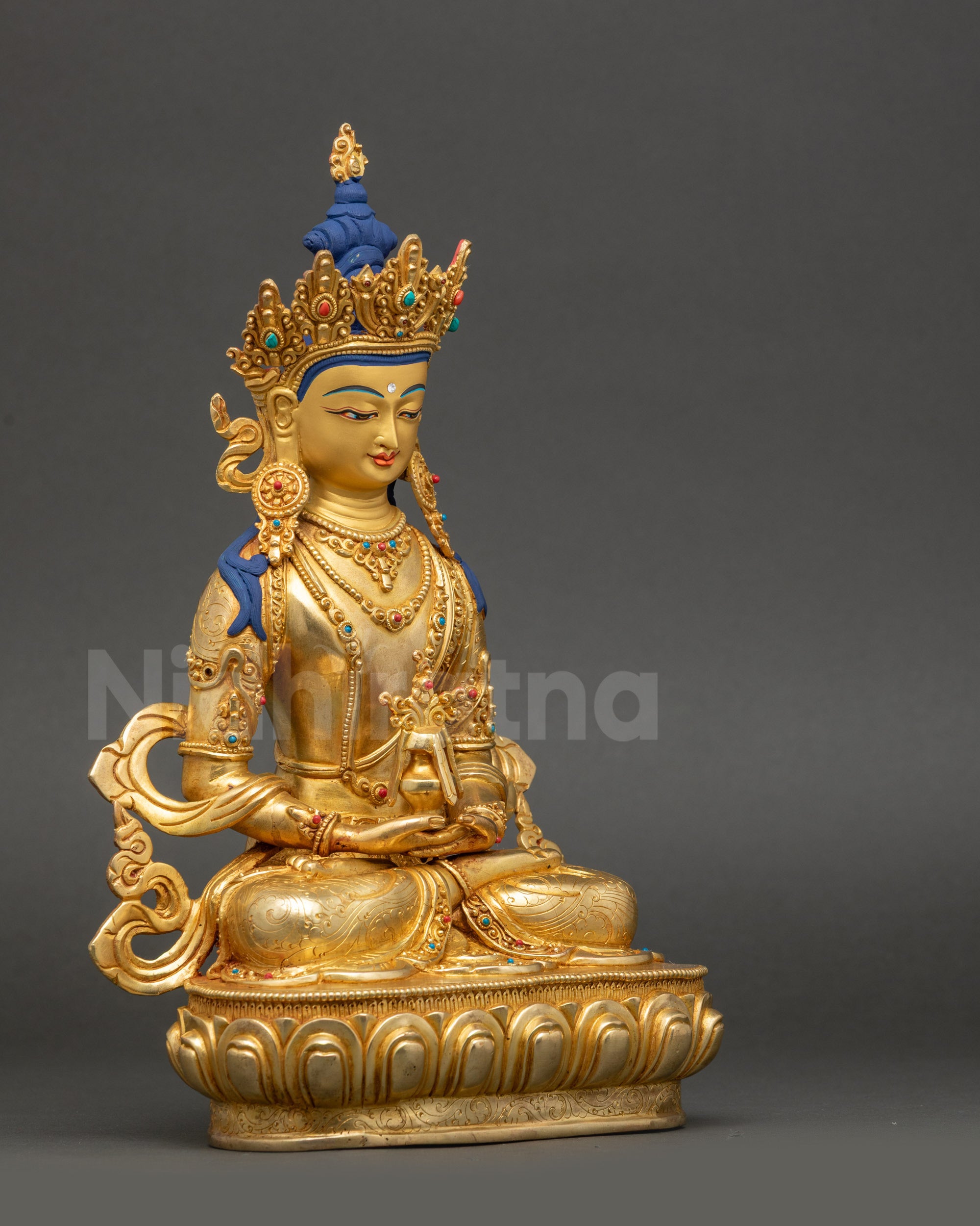 Traditional Amitayus Buddha Statue for Compassionate Blessing