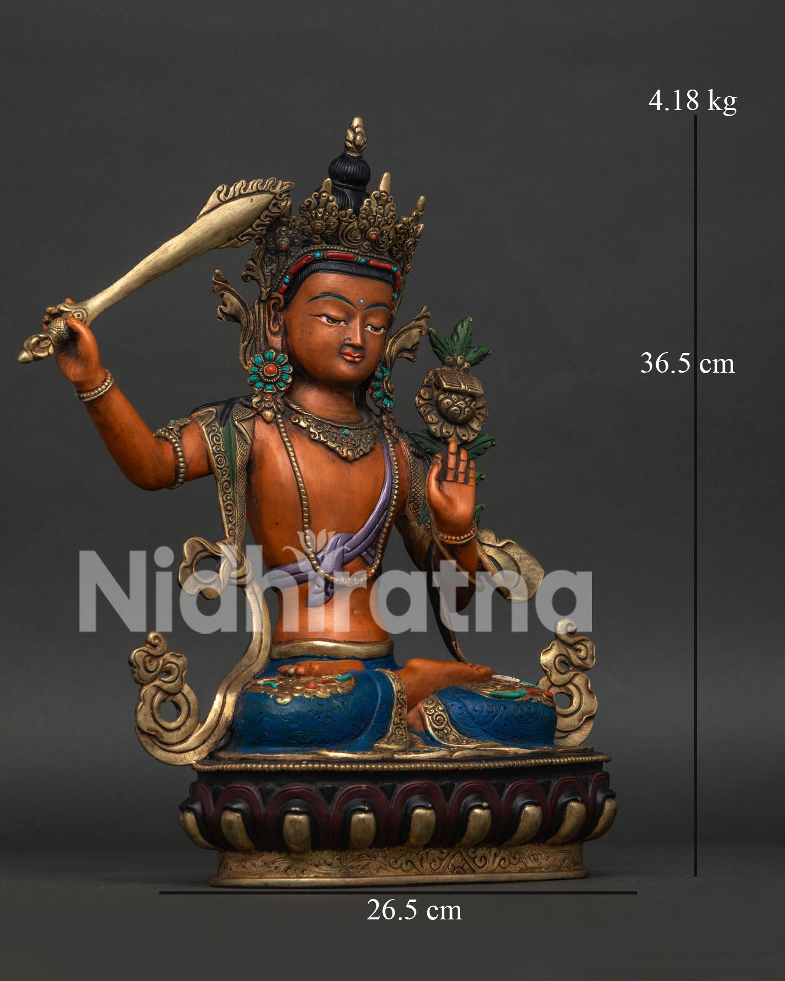 Manjushri Statue | Sacred Wisdom Deity of Buddhism