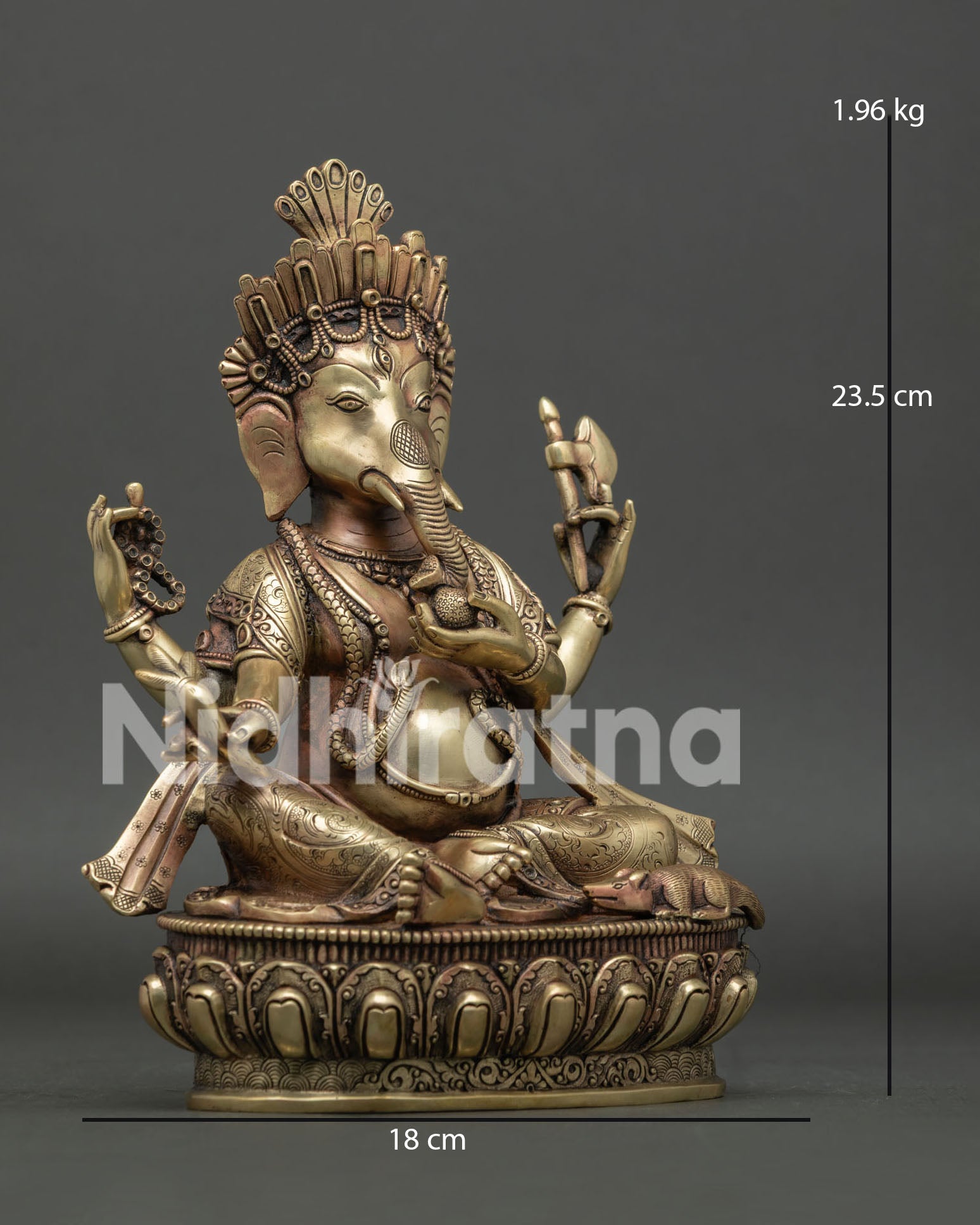 Four-armed Ganesh Statue from Nepal – Remover of Obstacles
