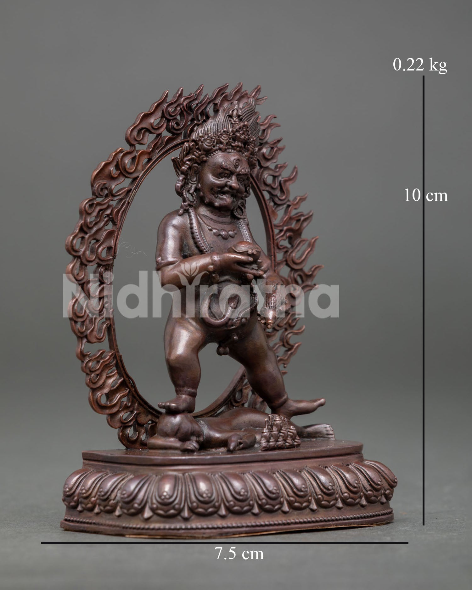 Black Dzambhala Statue