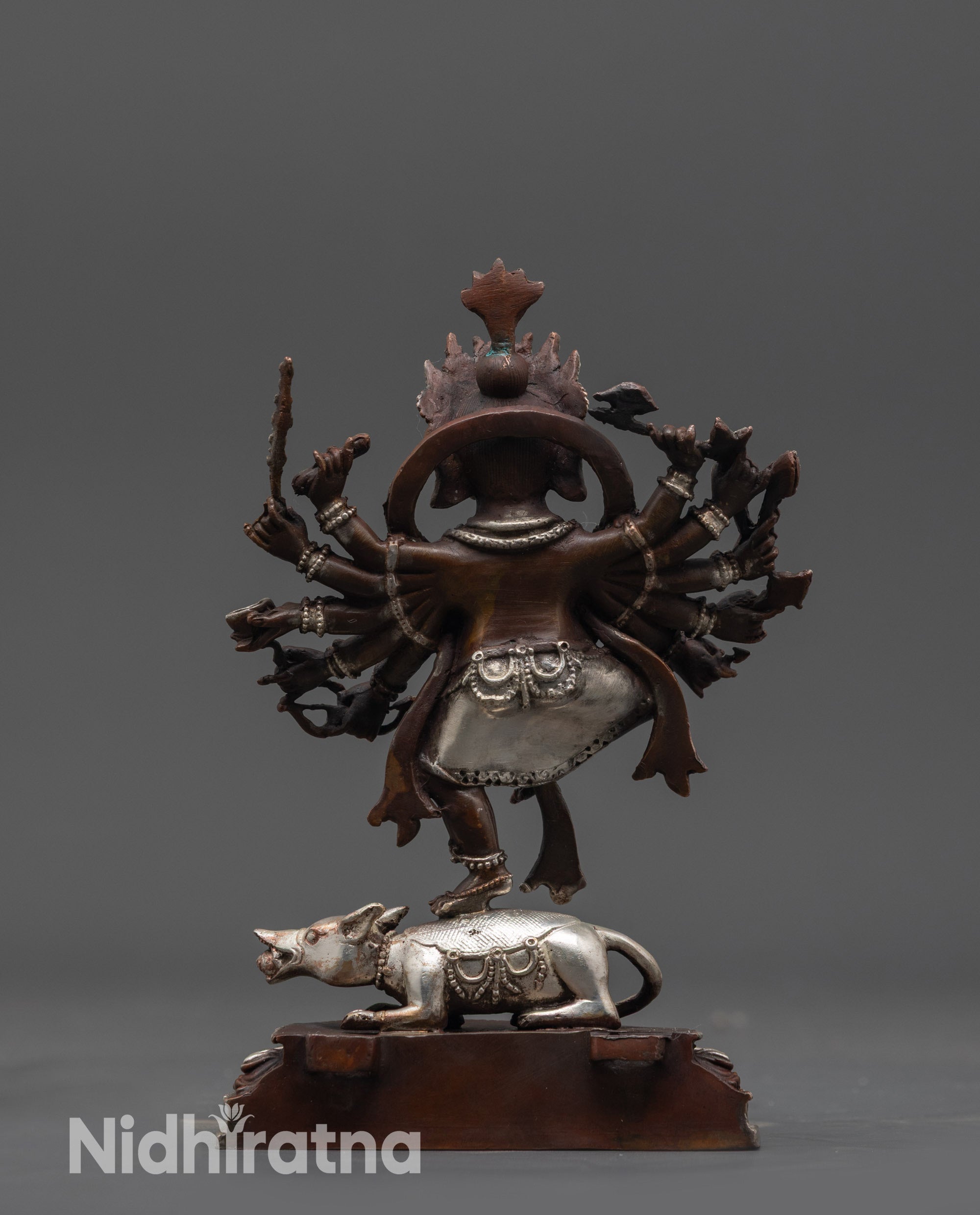 Handcrafted Statue of Ganesh | Oxidized Hindu Elephant God Sculpture