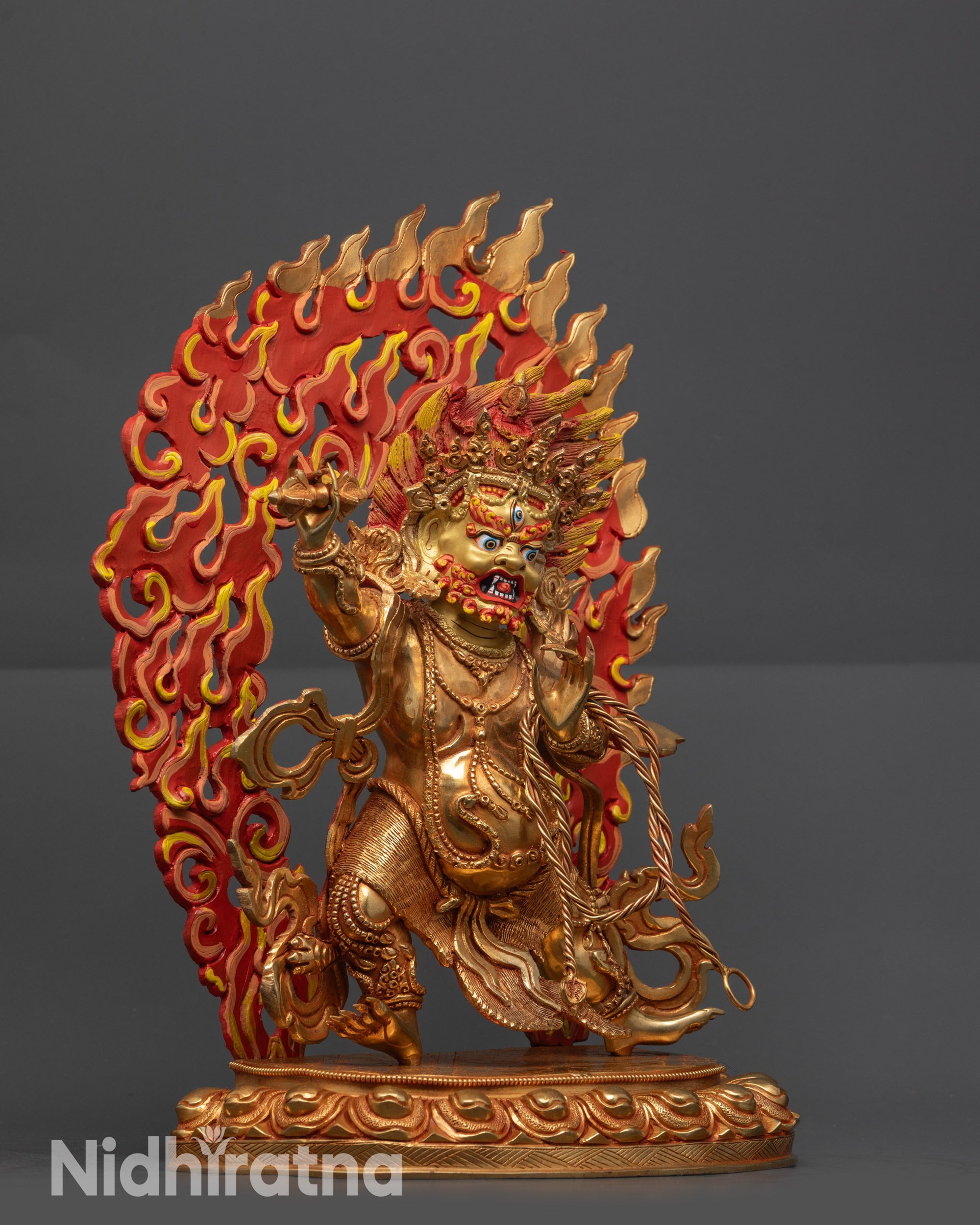 Buddhist Vajrapani Chana Dorje Statue | The Thunderbolt Bearer Statue