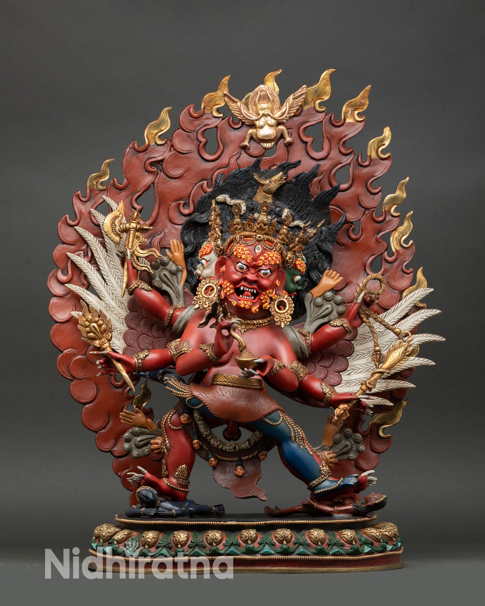 Hayagriva Statue | Hand-Painted Protector for Spiritual Practice