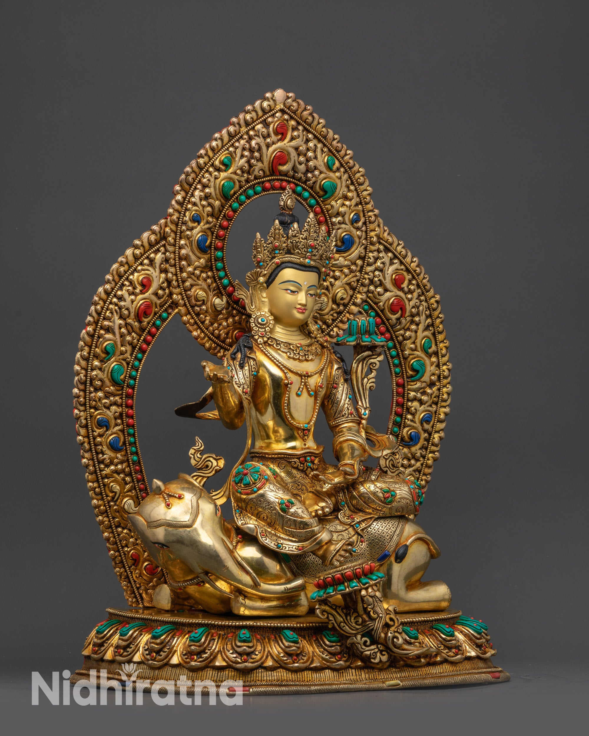 Spiritual Samantabhadra Statue | Exquisite Handmade Himalayan Artwork