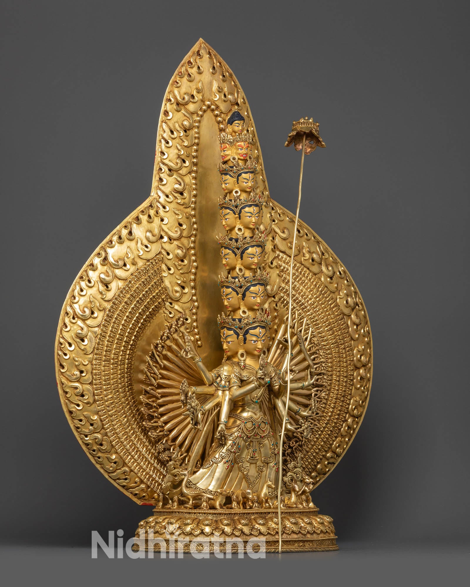 Dukar (White Umbrella) Statue - Protector of All Sentient Beings