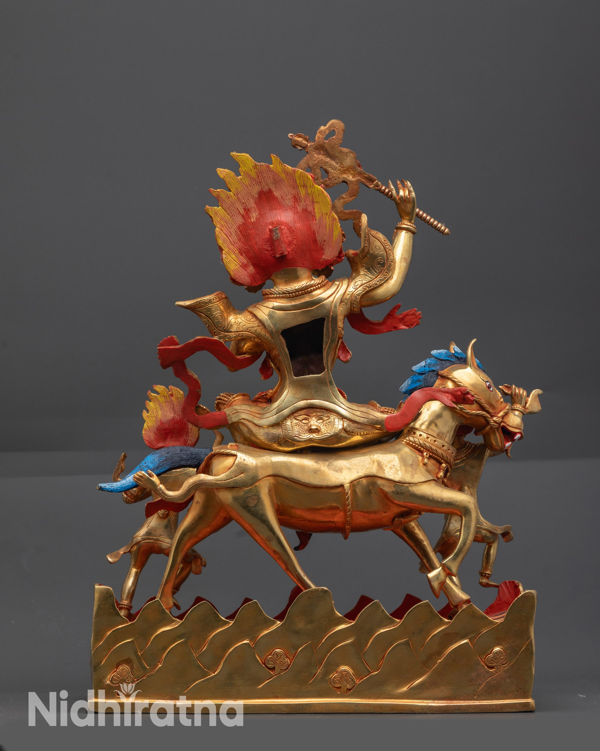 Fierce Protector Goddess Palden Lhamo Statue | Tibetan Buddhist Art