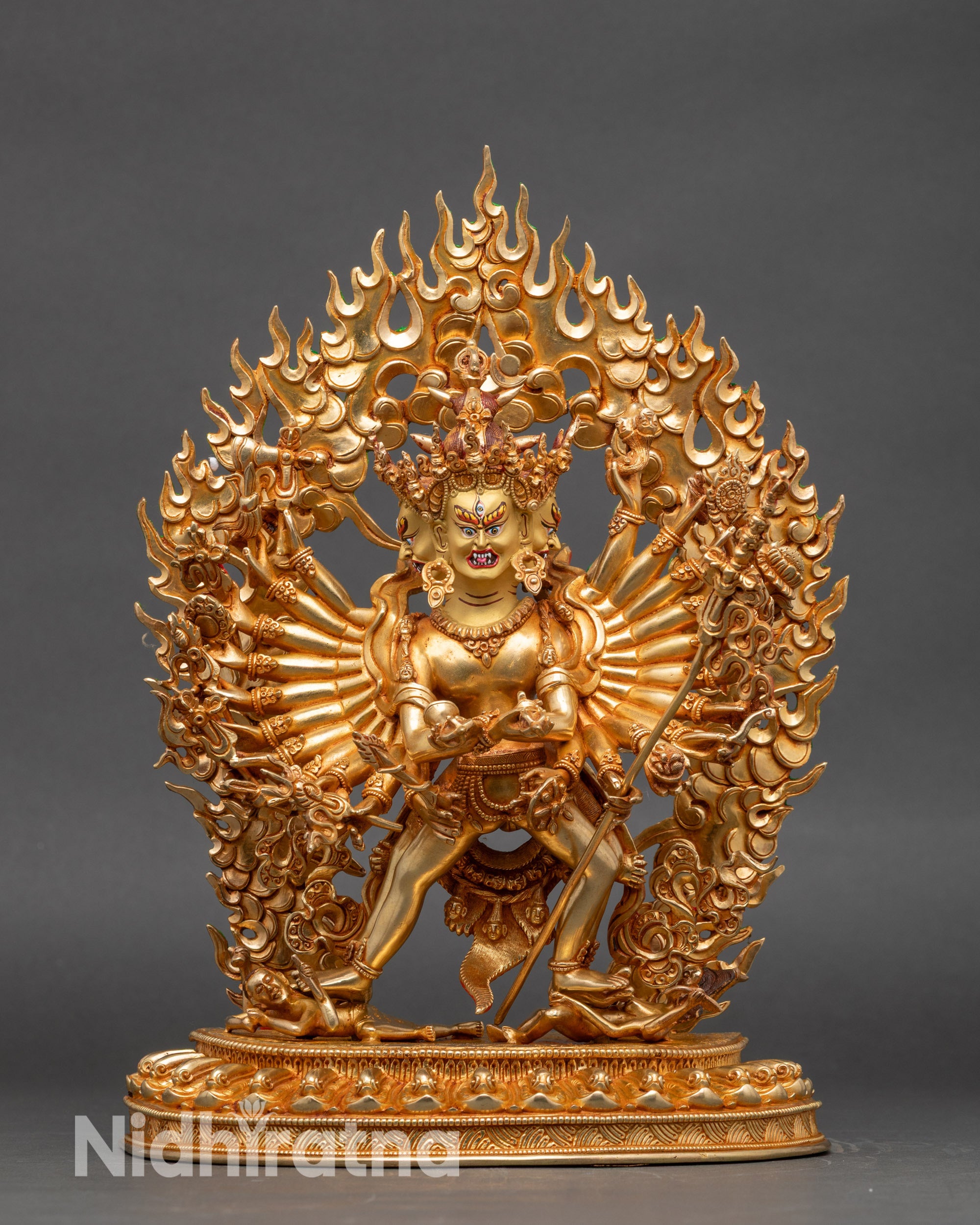 Sacred Kalachakra Statue – Buddhist Deity of Time & Enlightenment