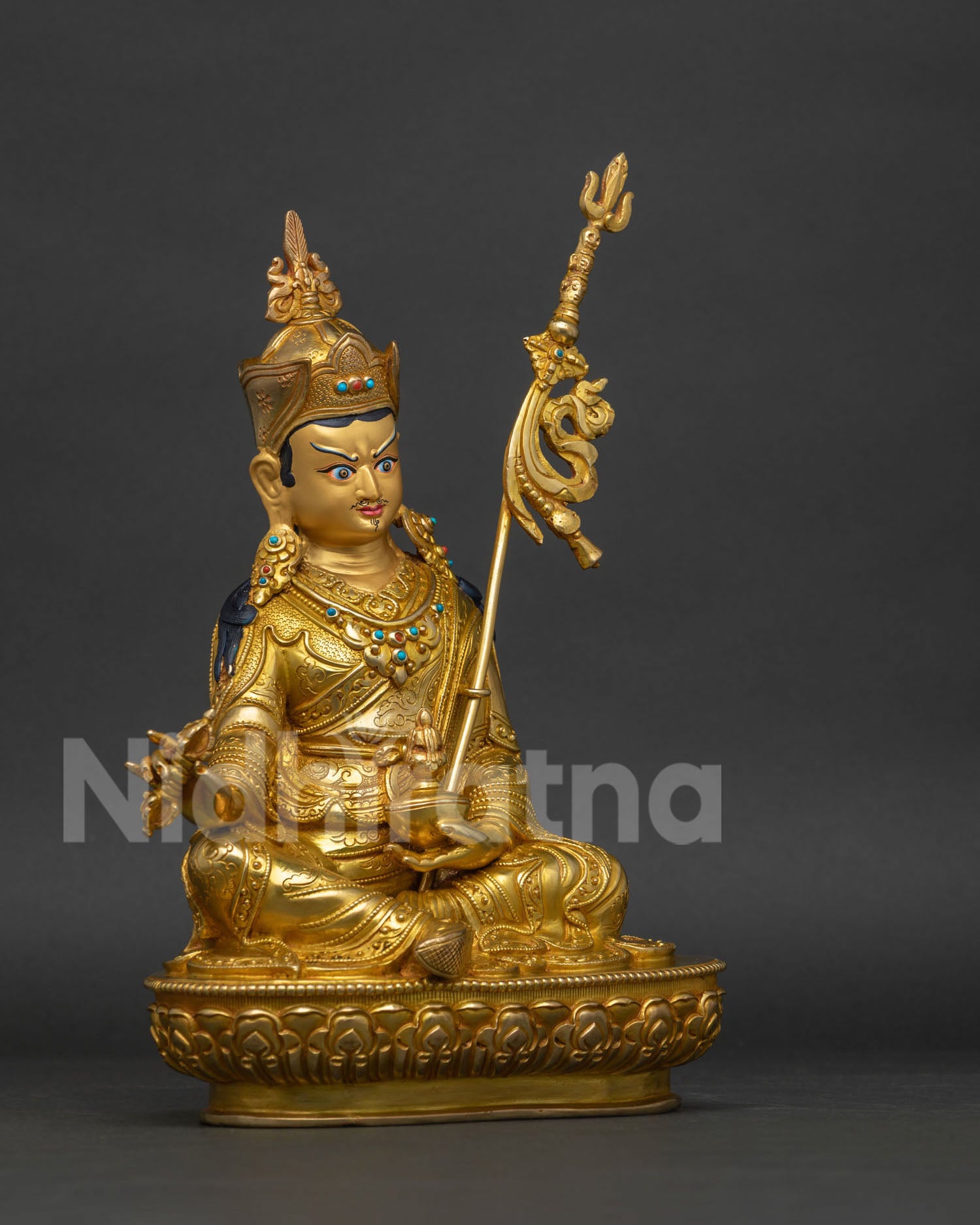 Guru Rinpoche Statue | Devotional Padmasambhava Art from Nepal
