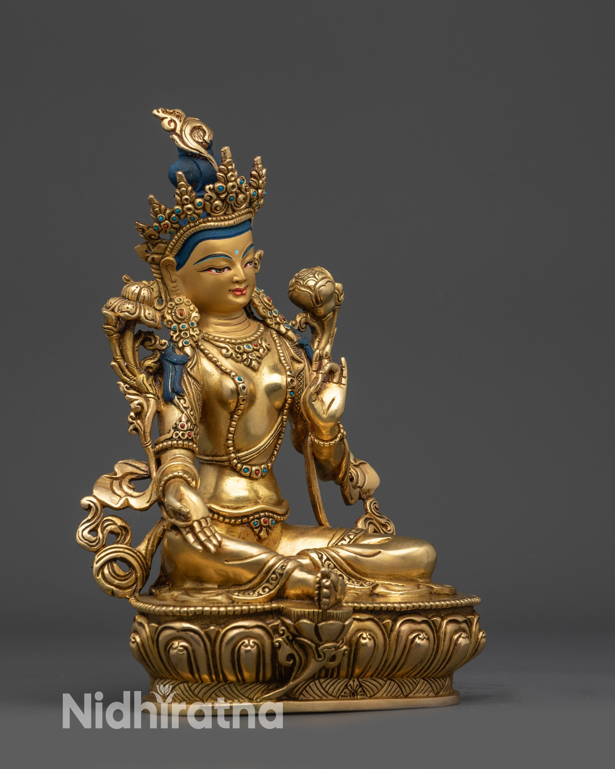 Green Tara Statue