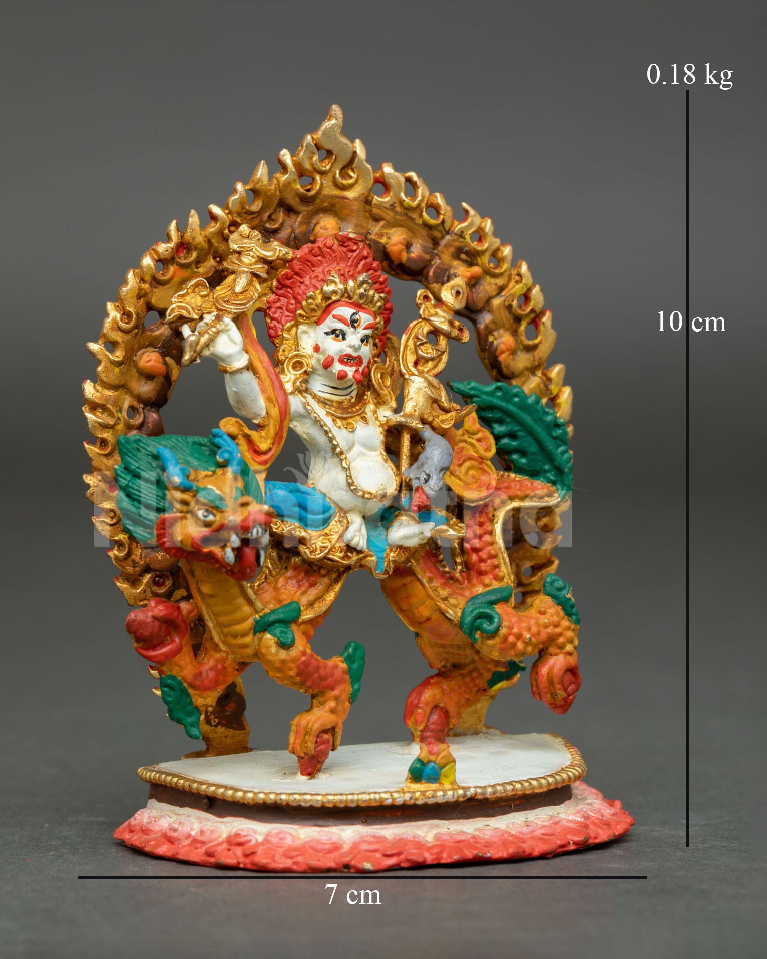 White Dzambhala Statue