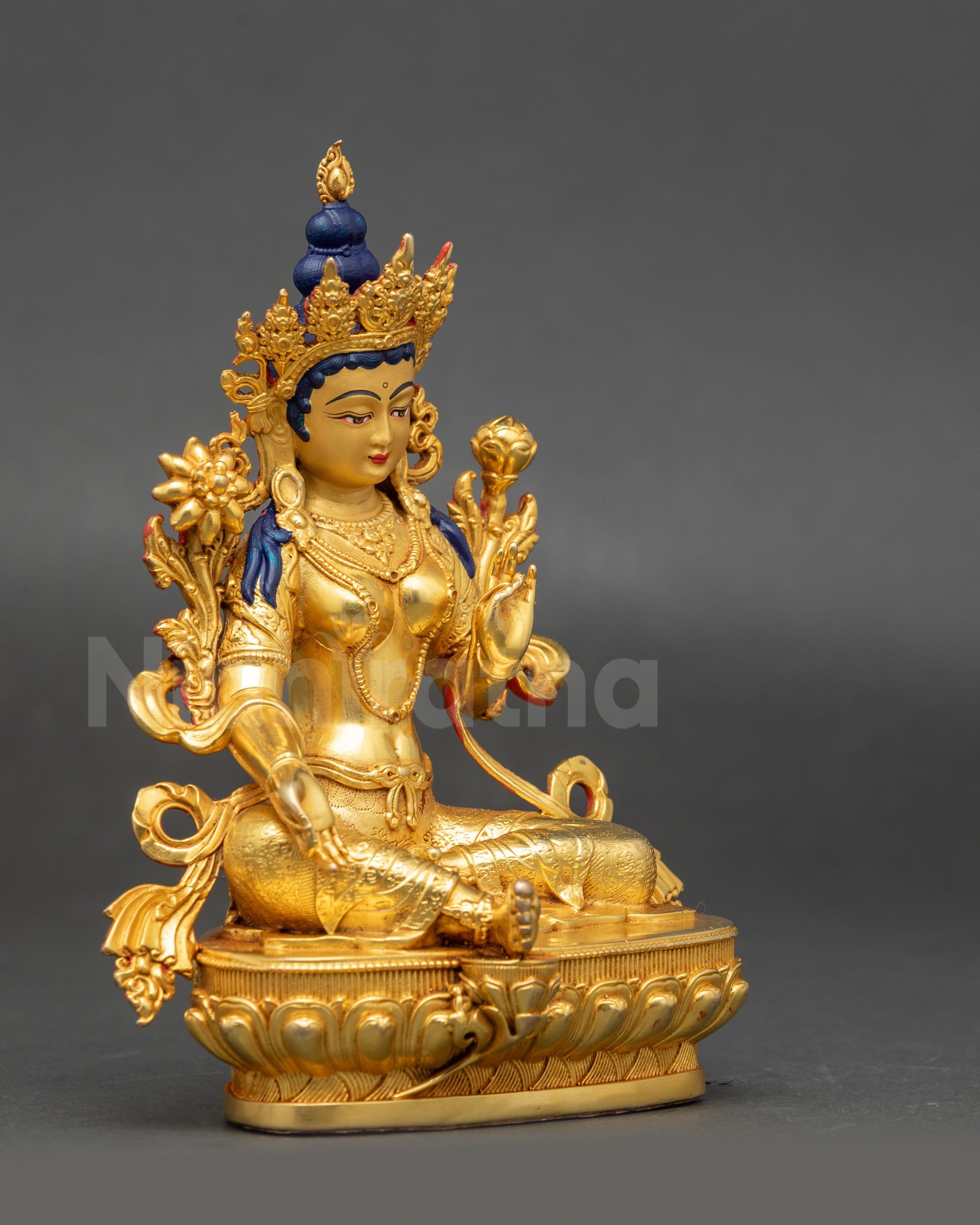 Green Tara Statue