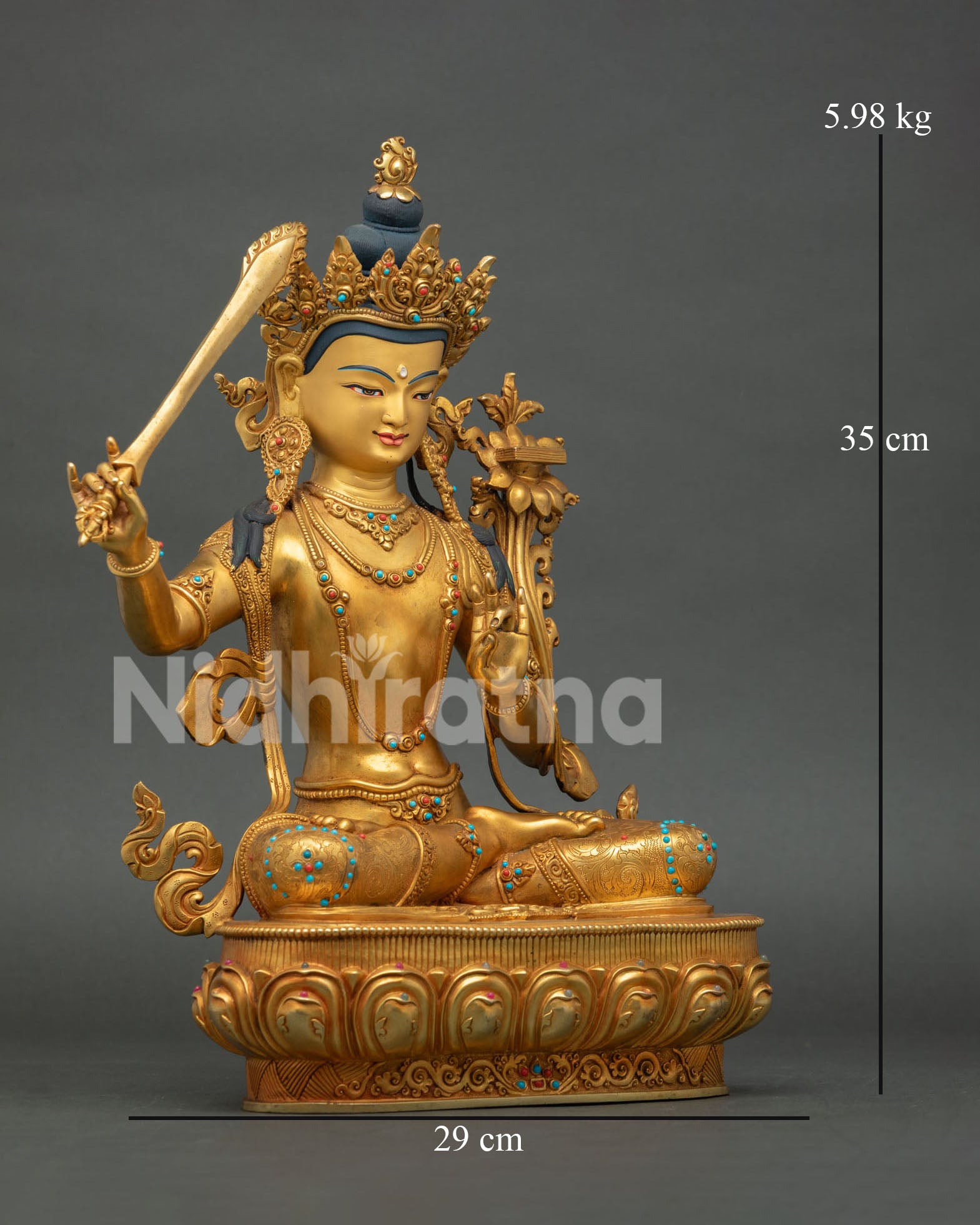 Manjushri Statue | Tibetan Buddhist God of Wisdom