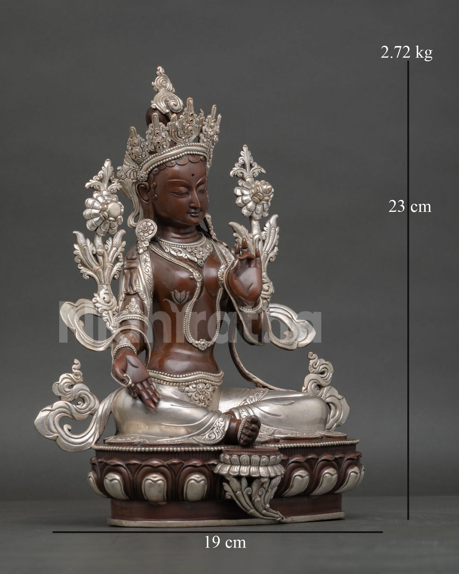 Green Tara Buddhist Statue | Himalayan Meditation Deity Art