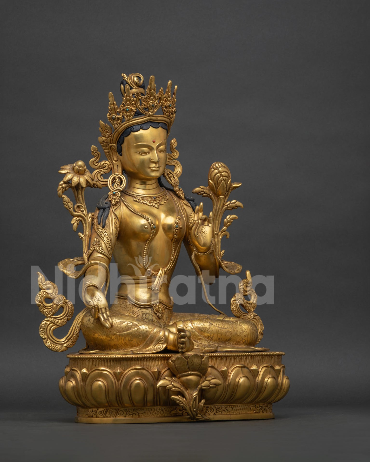 Green Tara Statue