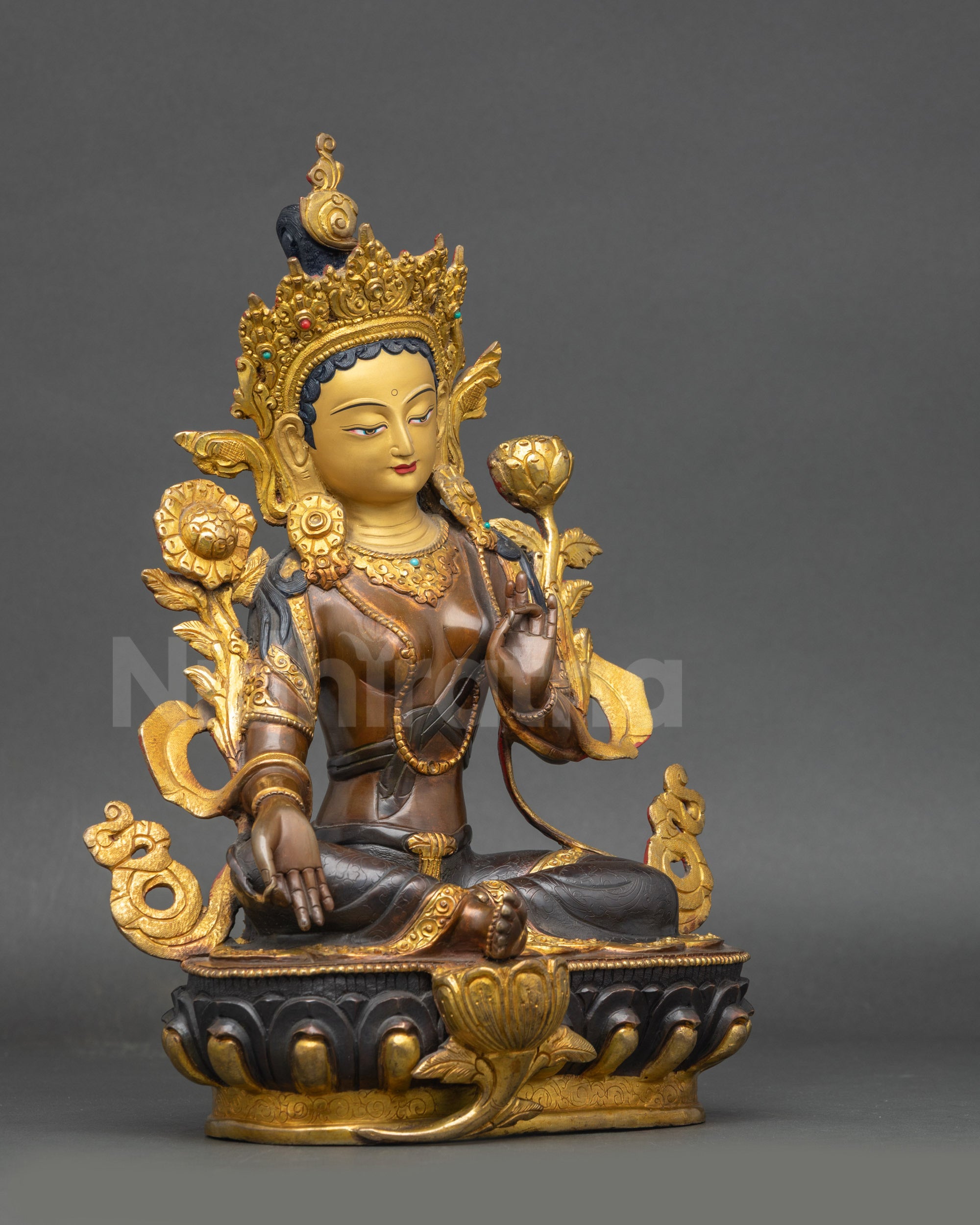 Green Tara Statue