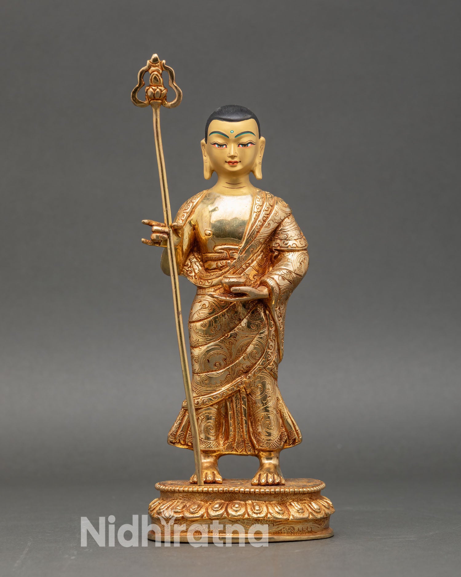 Buddha Shakyamuni with Disciples | Himalayan Sacred Sculpture