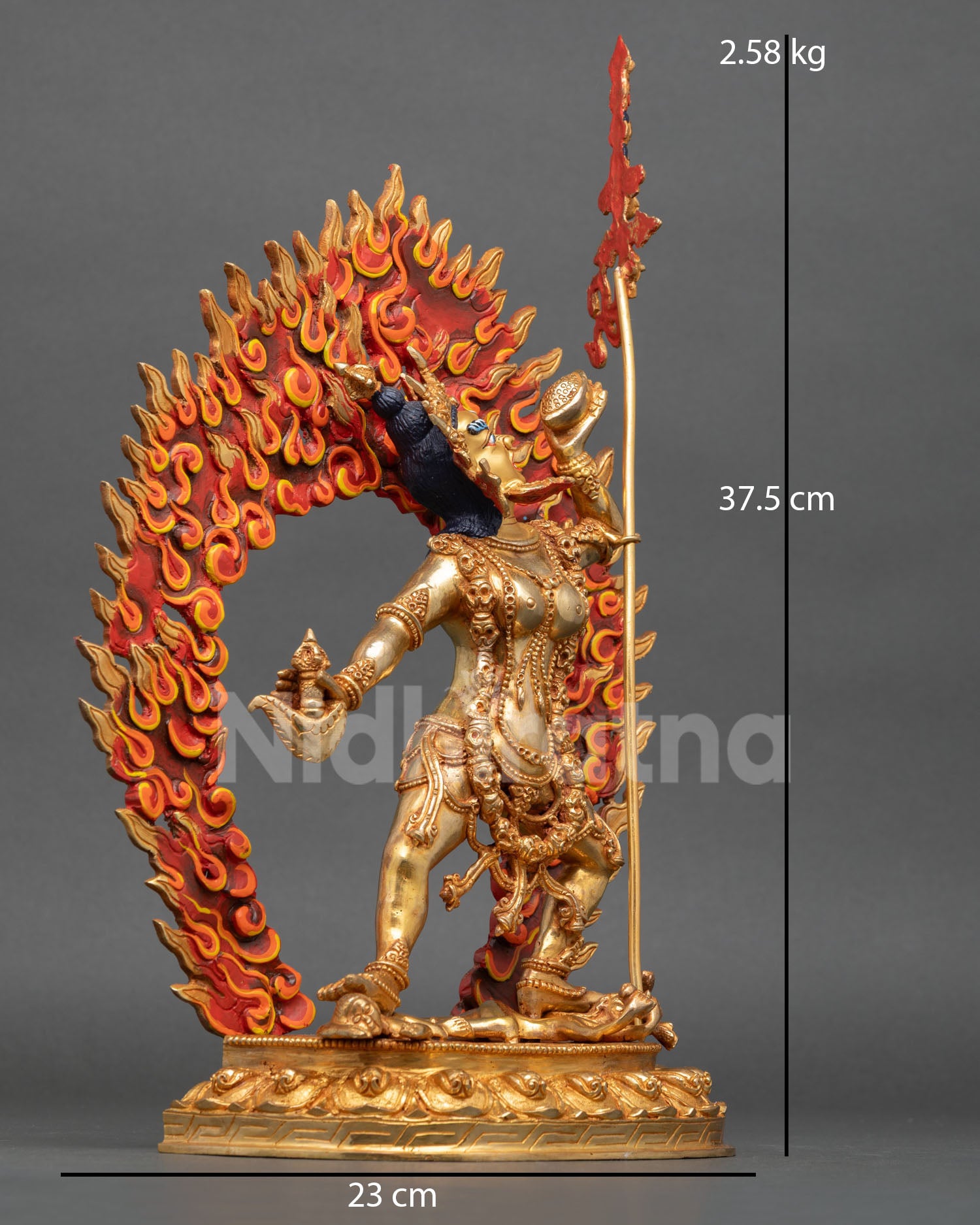 Vajrayogini Copper Statue from Nepal | Handmade Home Decor